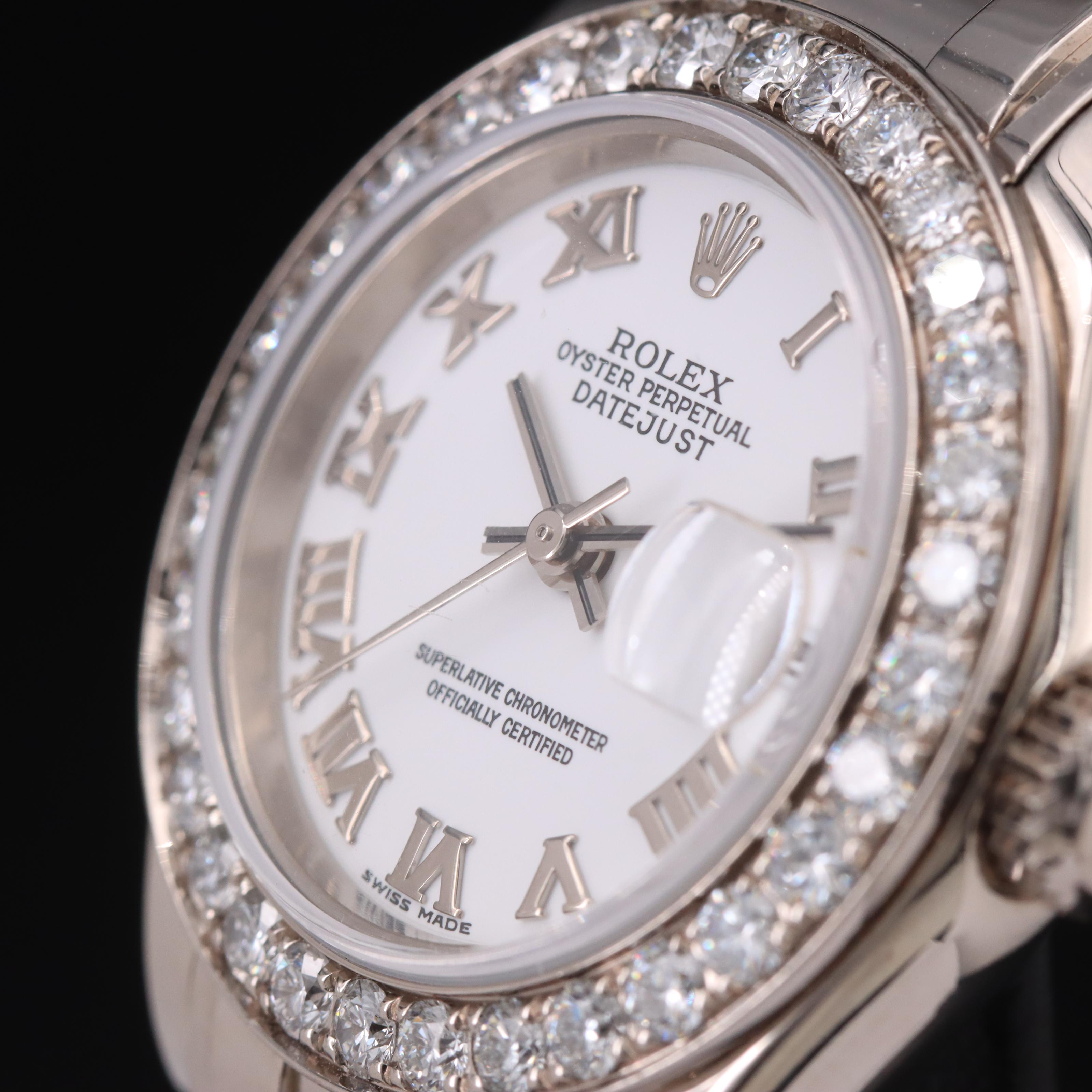 2001 Rolex Oyster Perpetual Datejust with Pearlmaster, 18K Diamond Watch