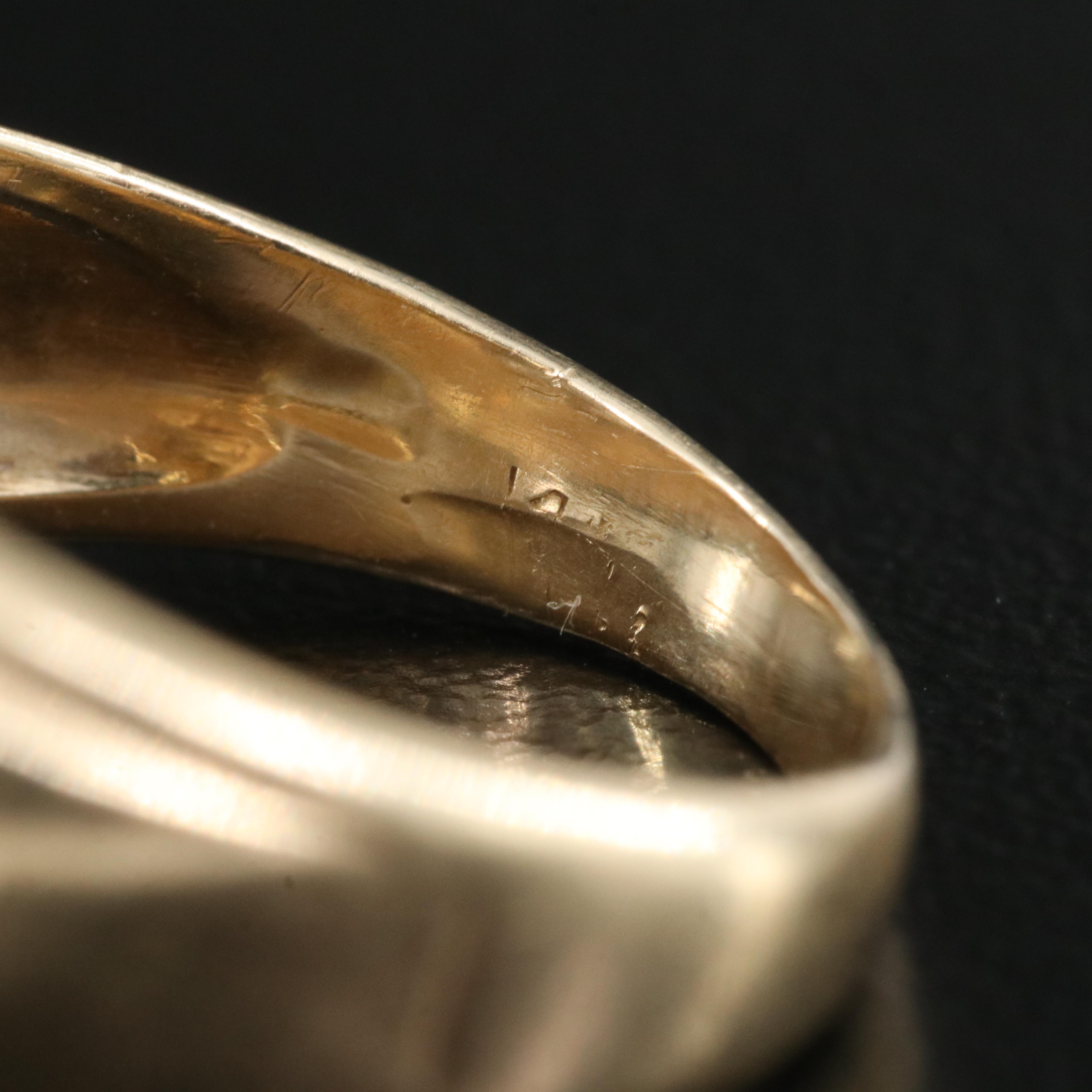 Vintage 14K 0.36 CTW Diamond Ring