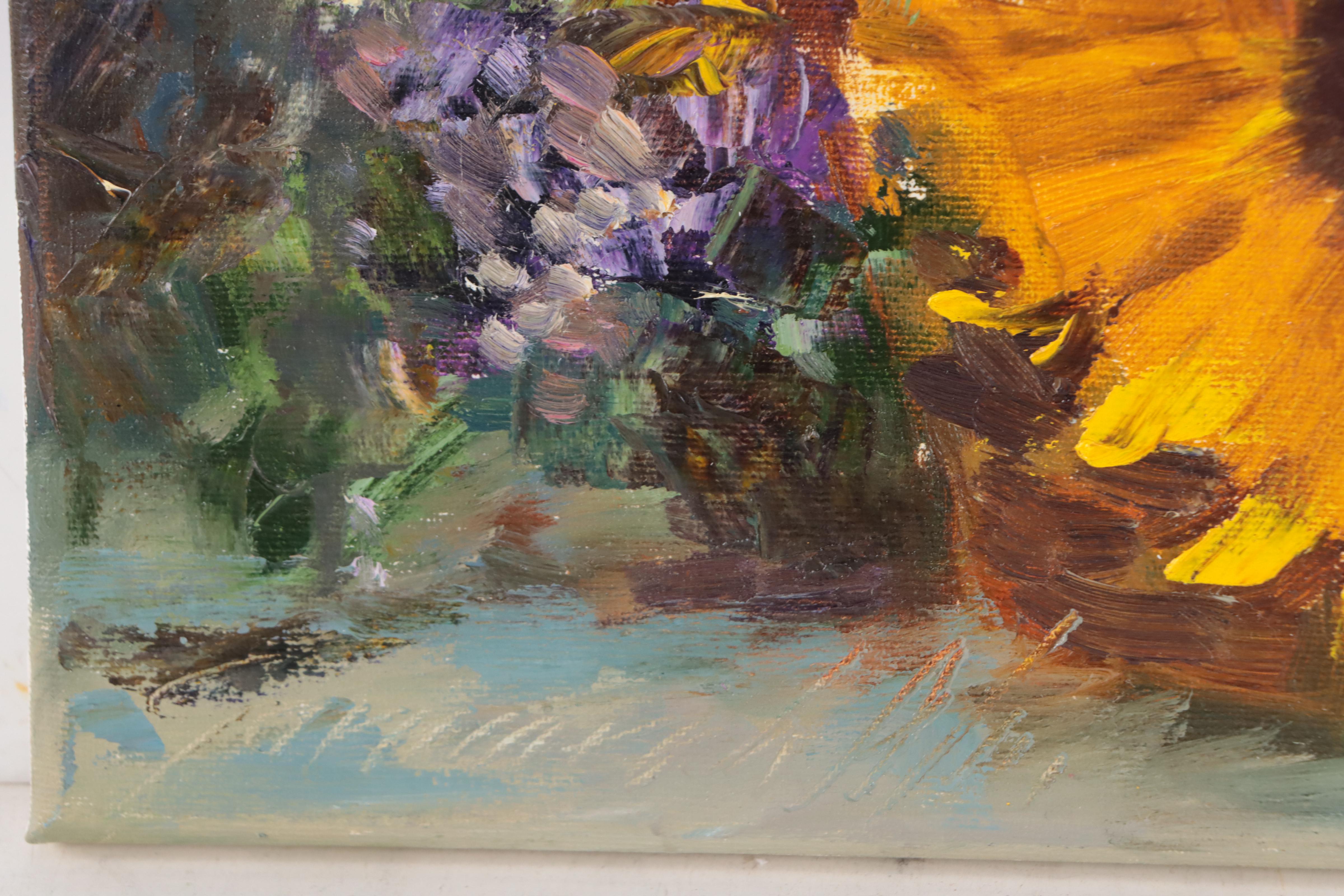 Garncarek Aleksander Oil Painting "Słonecznik," 2023