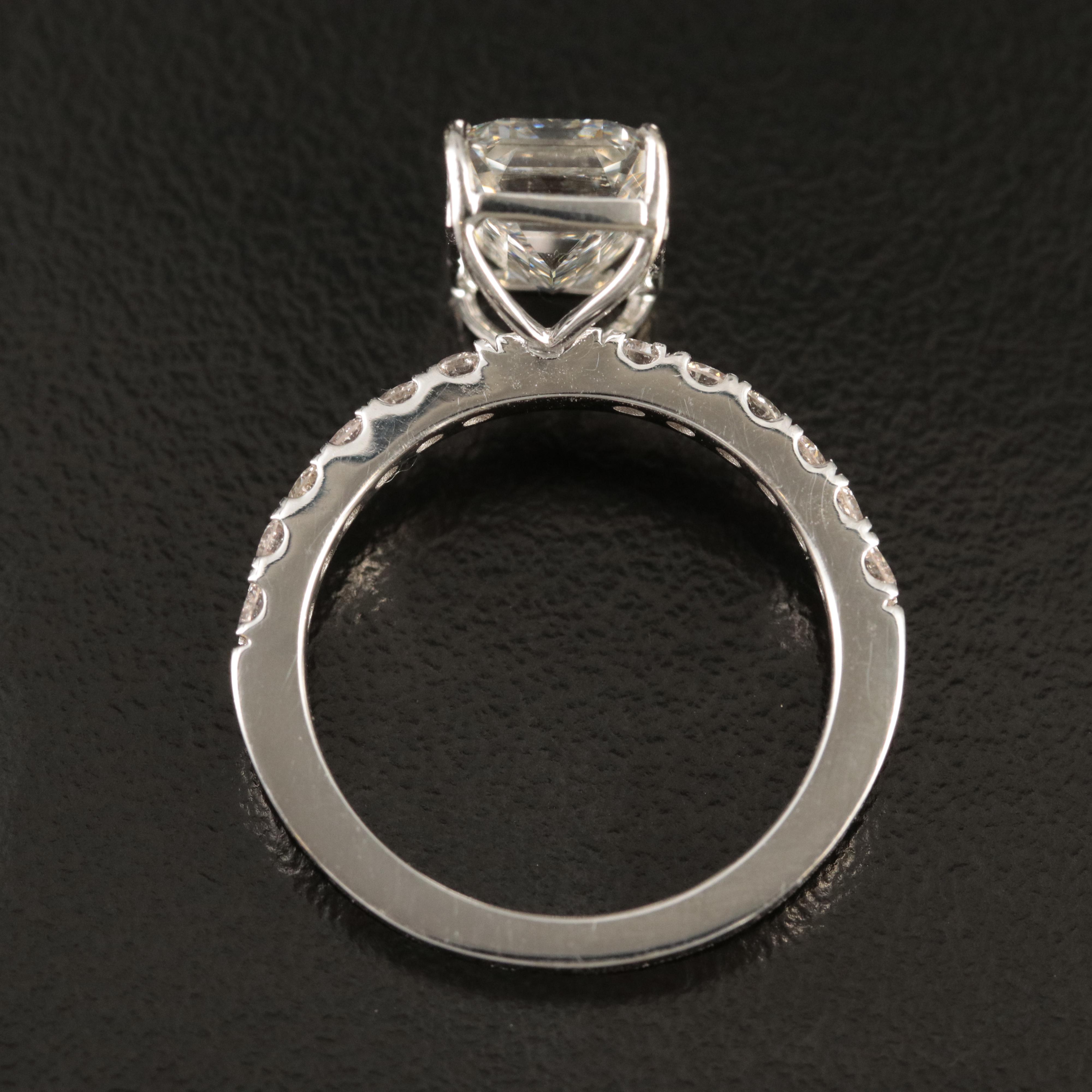 14K 3.66 CTW Lab Grown Diamond Ring with IGI Report