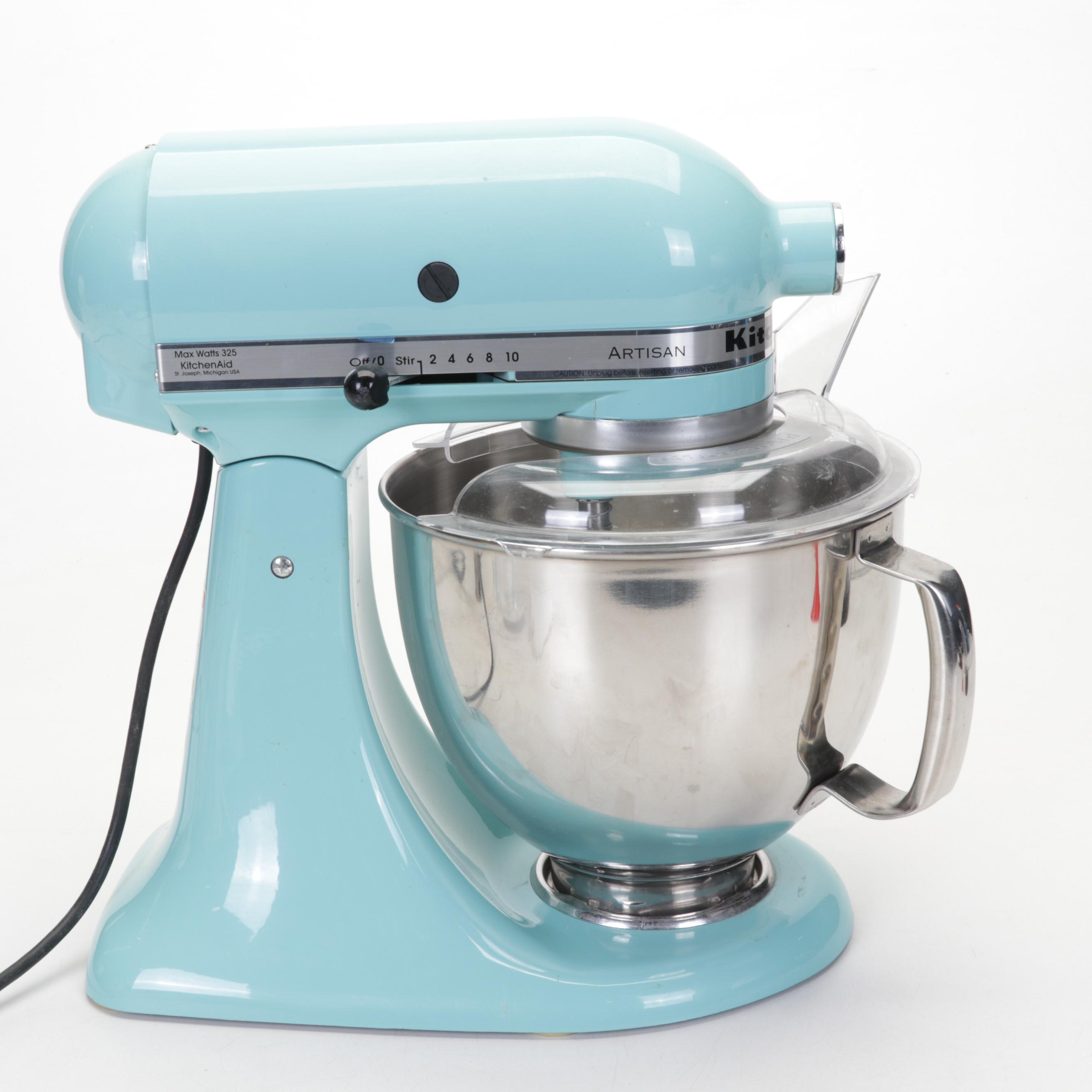 KitchenAid Artisan Series Tilt-Head Stand Mixer in Mineral Water Blue and More