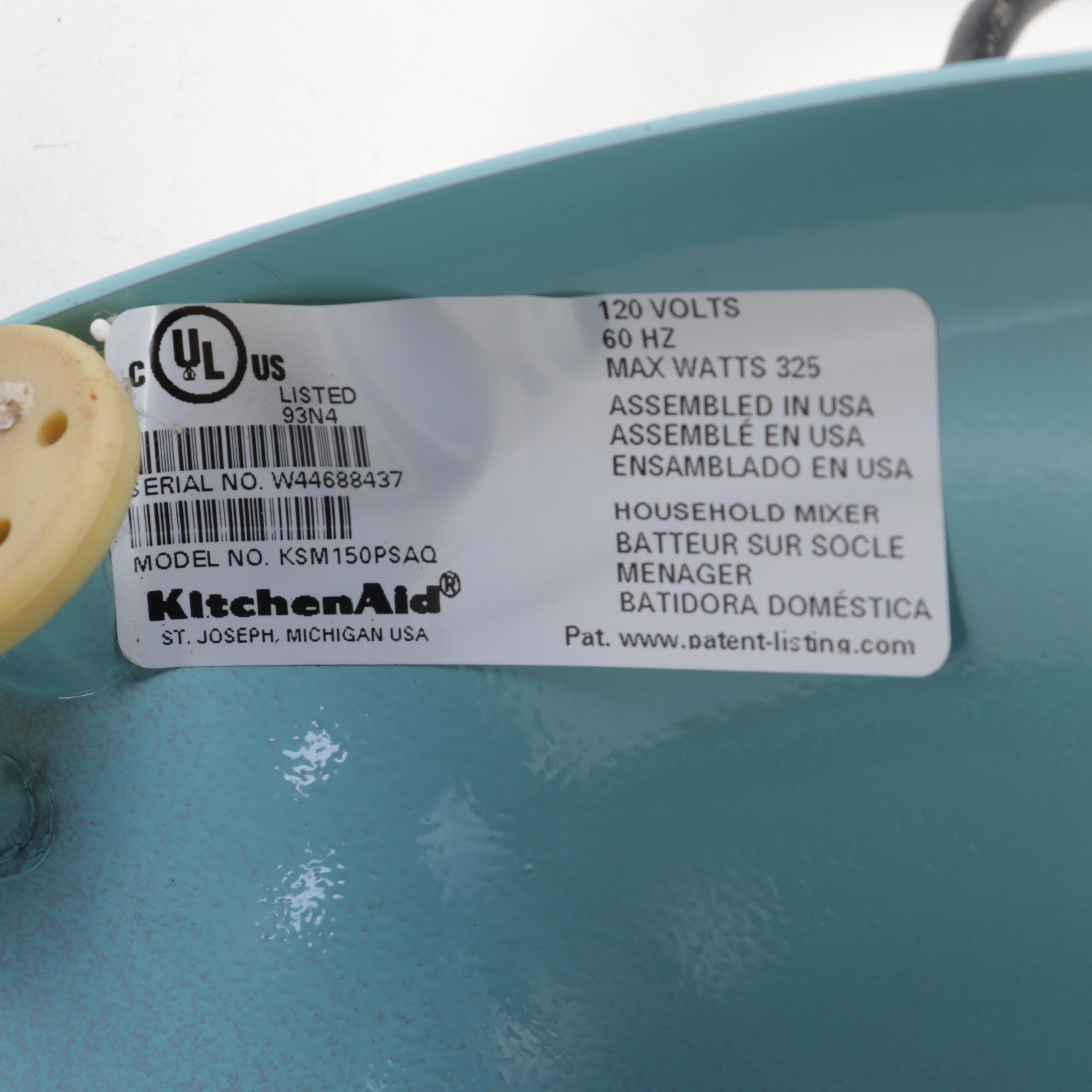 KitchenAid Artisan Series Tilt-Head Stand Mixer in Mineral Water Blue and More