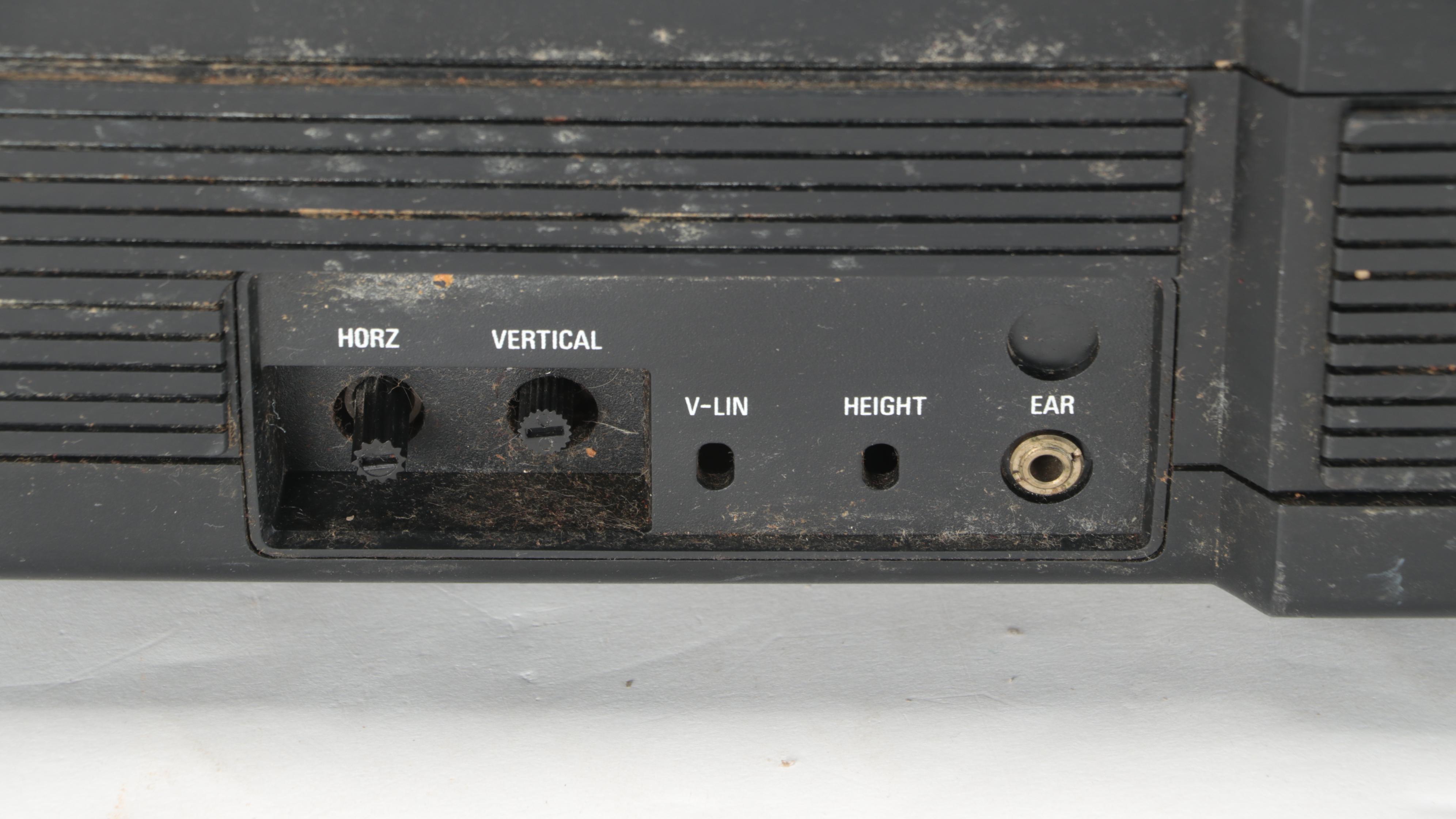 Sears Roebuck Model 564.50381 "Go Anywhere" Portable Television and Radio, 1980s