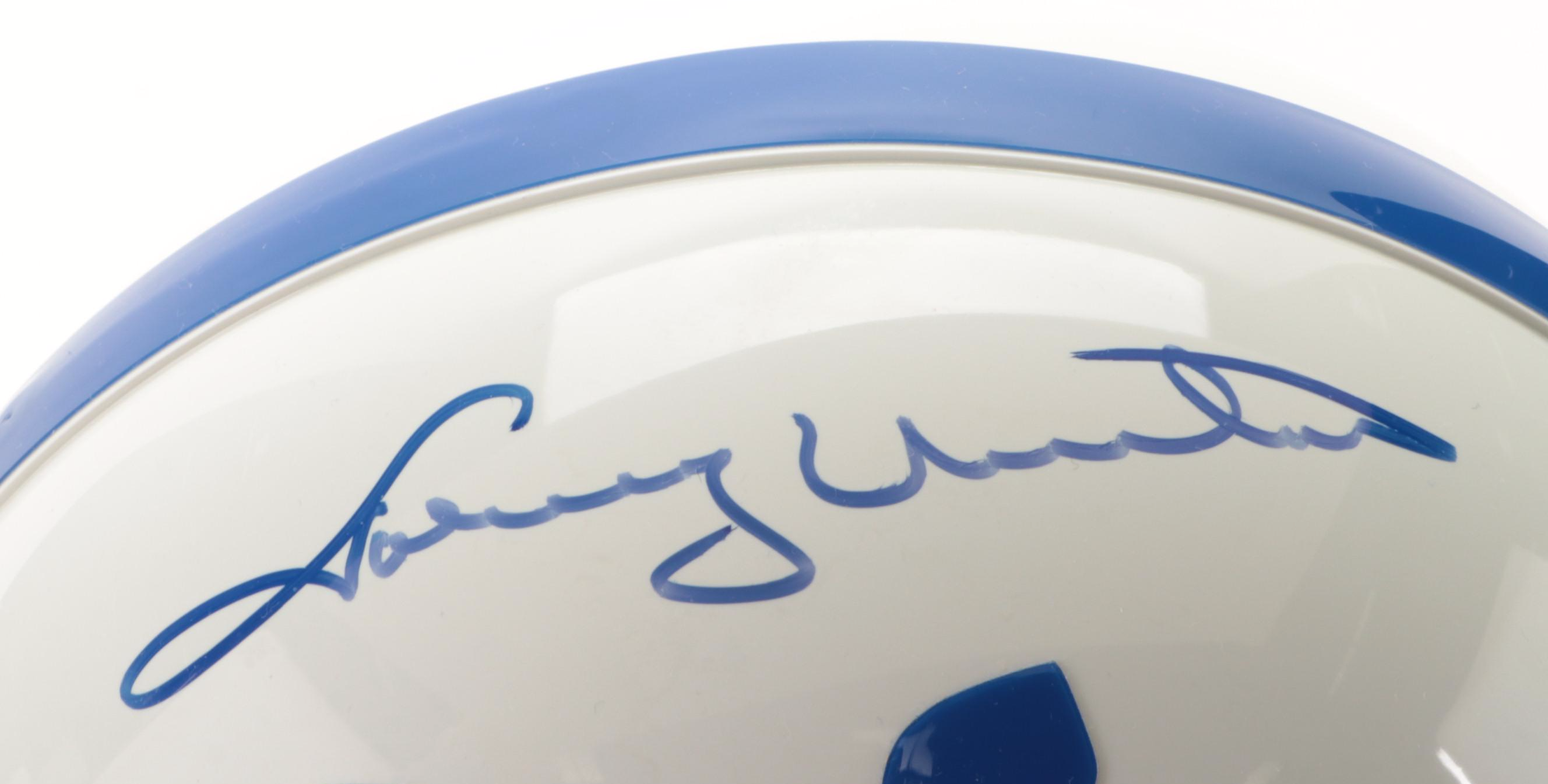 Johnny Unitas Signed Baltimore Colts Riddell NFL Throwback Helmet