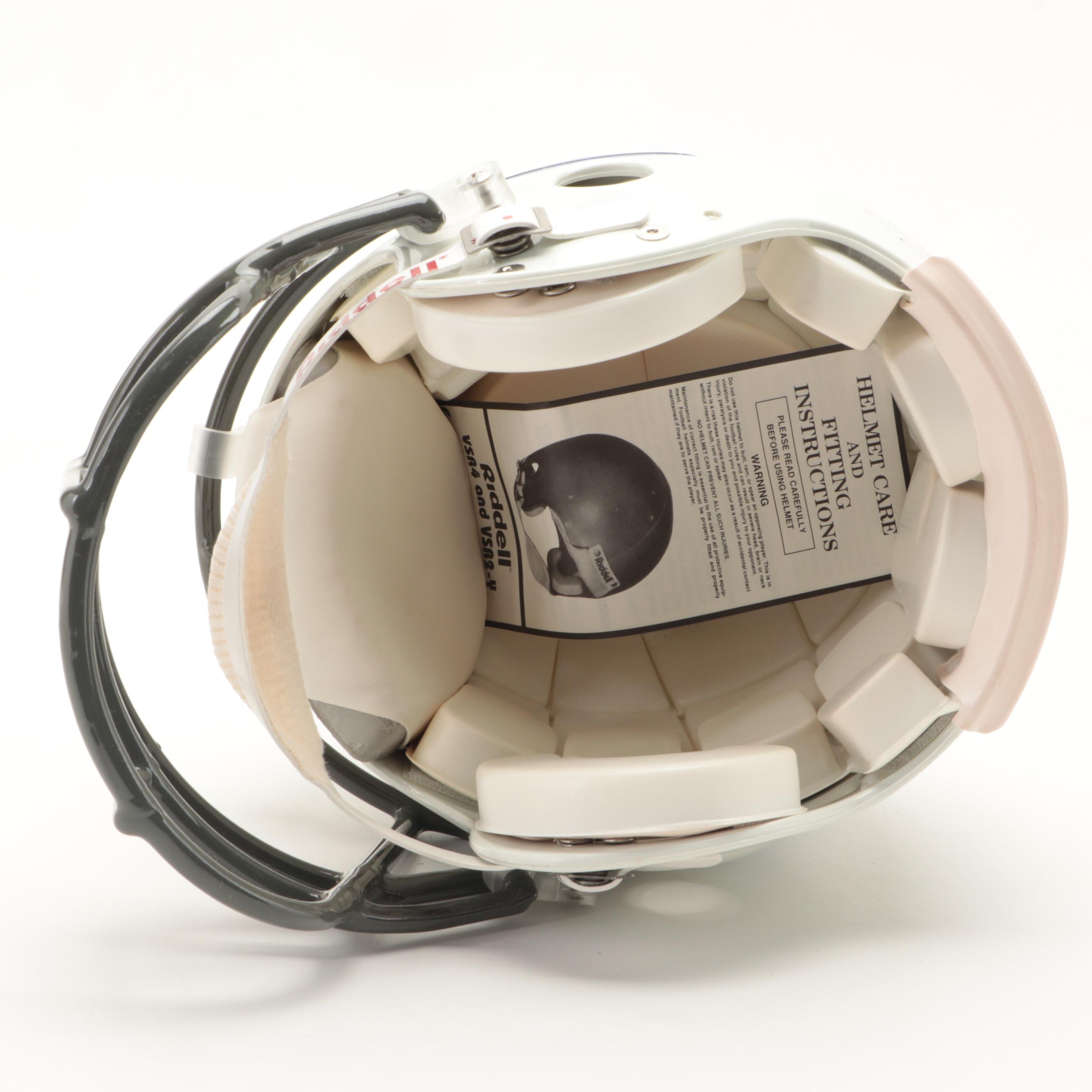 Johnny Unitas Signed Baltimore Colts Riddell NFL Throwback Helmet