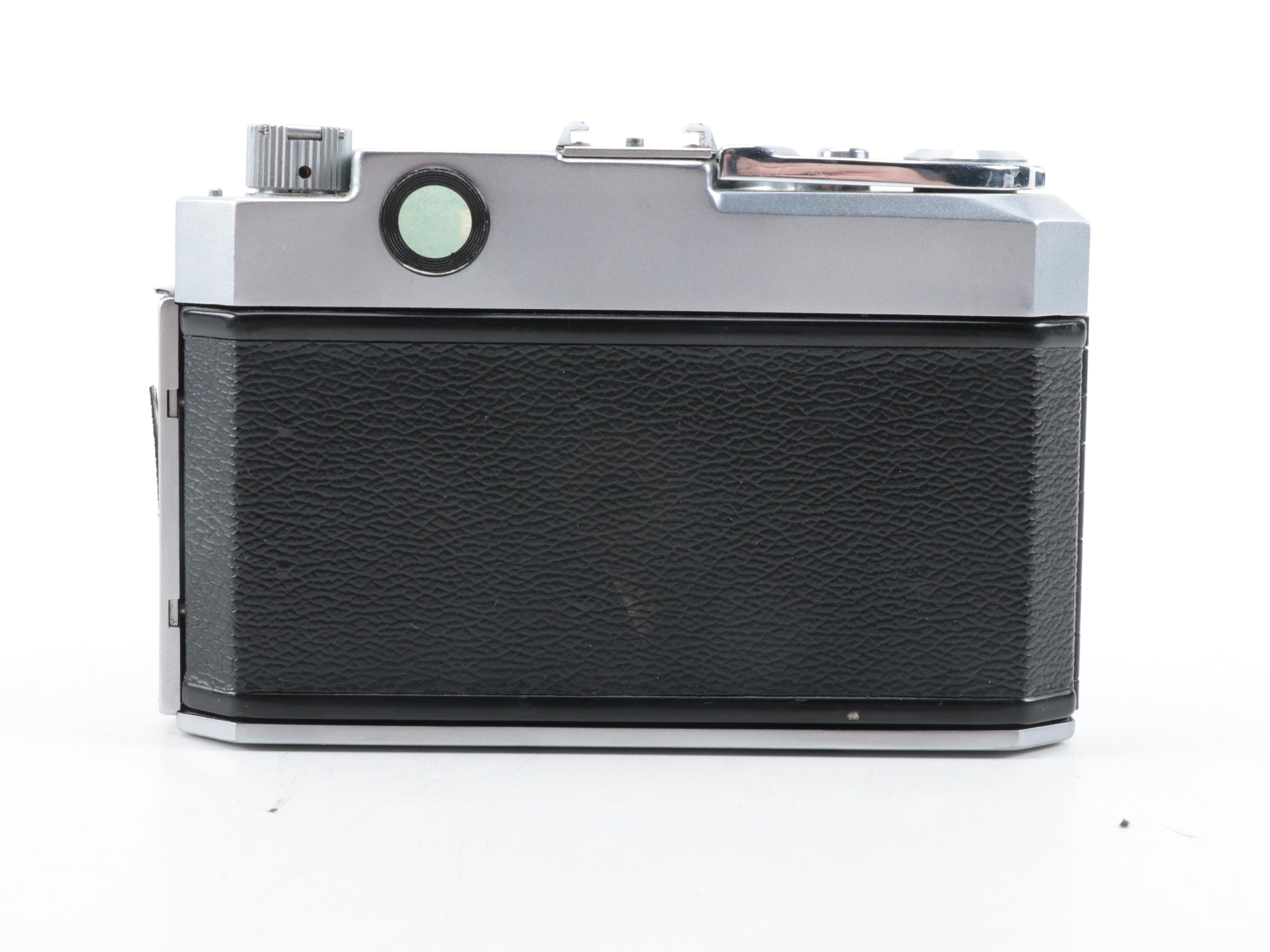 Petri Flex V and Aries 35-IIIL 35 mm Cameras with Lens, Mid-20th Century