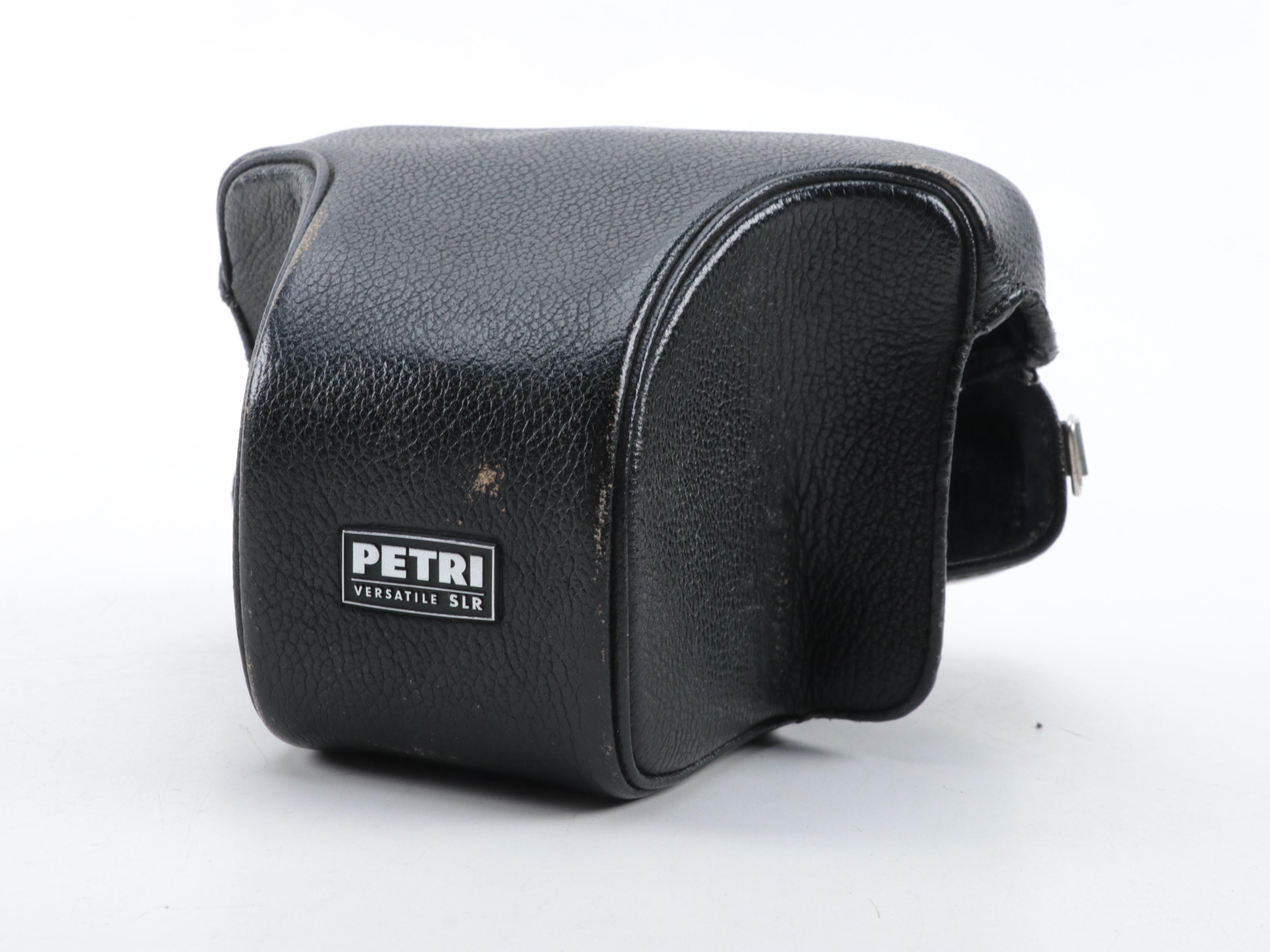 Petri Flex V and Aries 35-IIIL 35 mm Cameras with Lens, Mid-20th Century