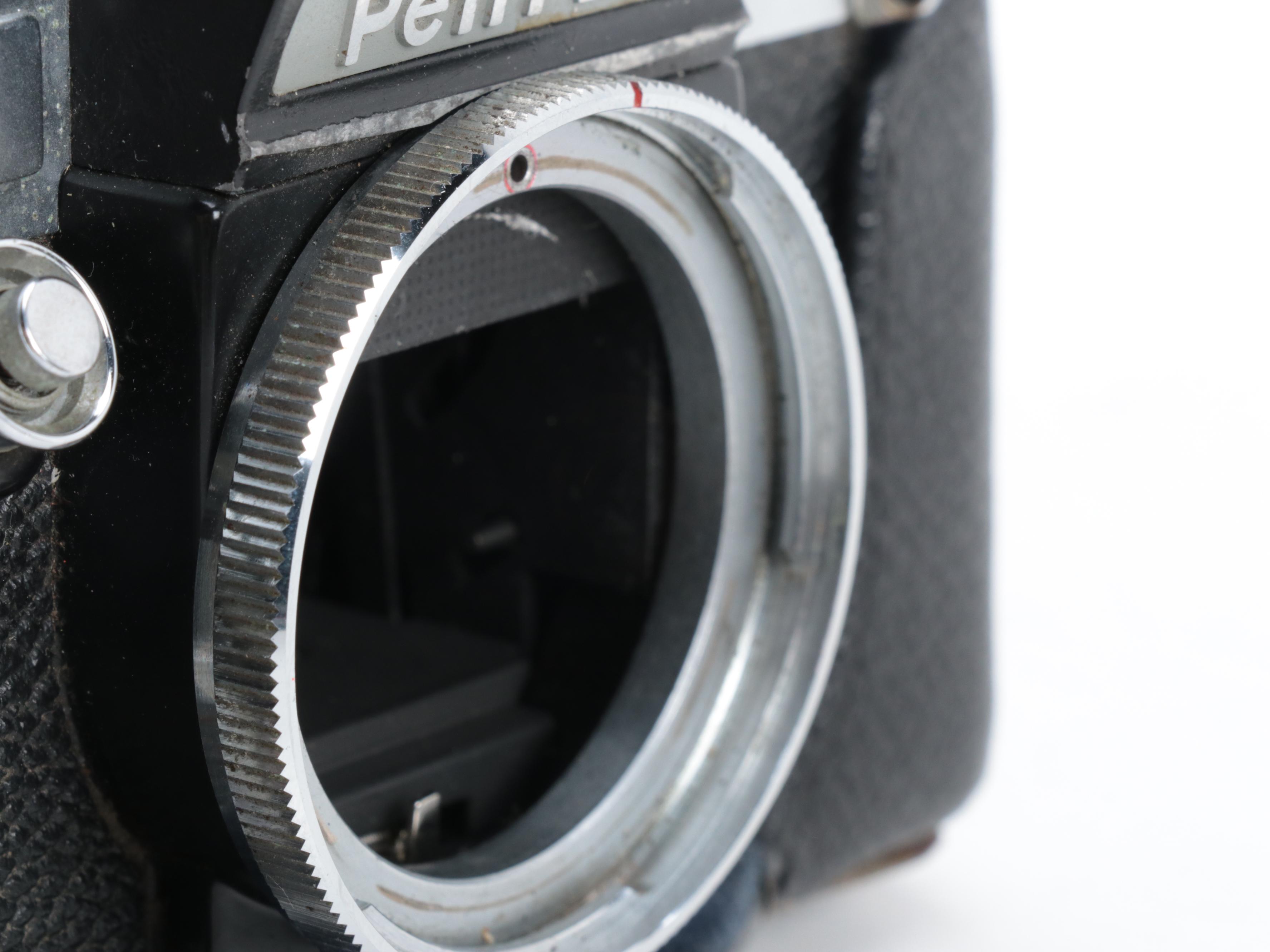 Petri Flex V and Aries 35-IIIL 35 mm Cameras with Lens, Mid-20th Century