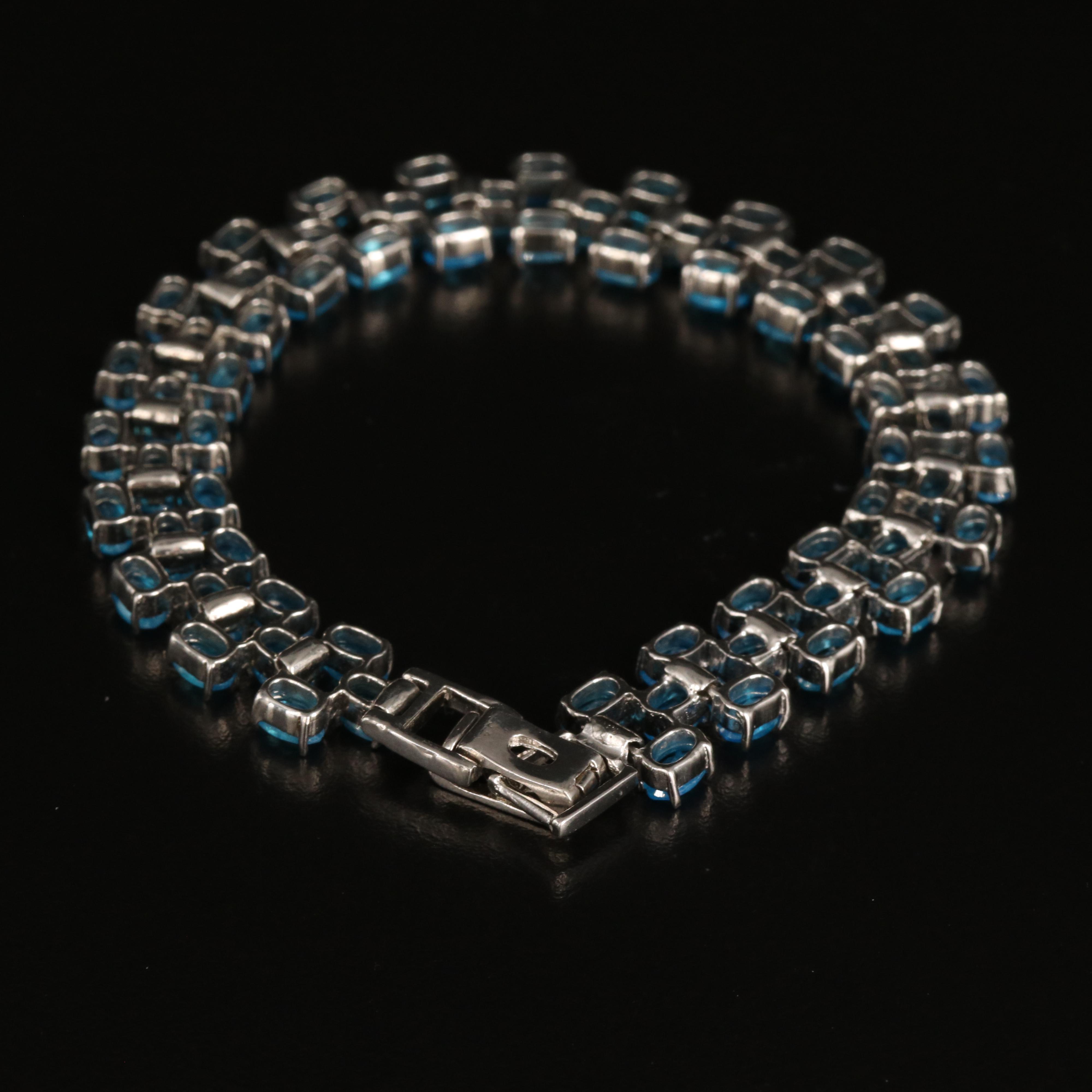 Sterling Apatite Bracelet