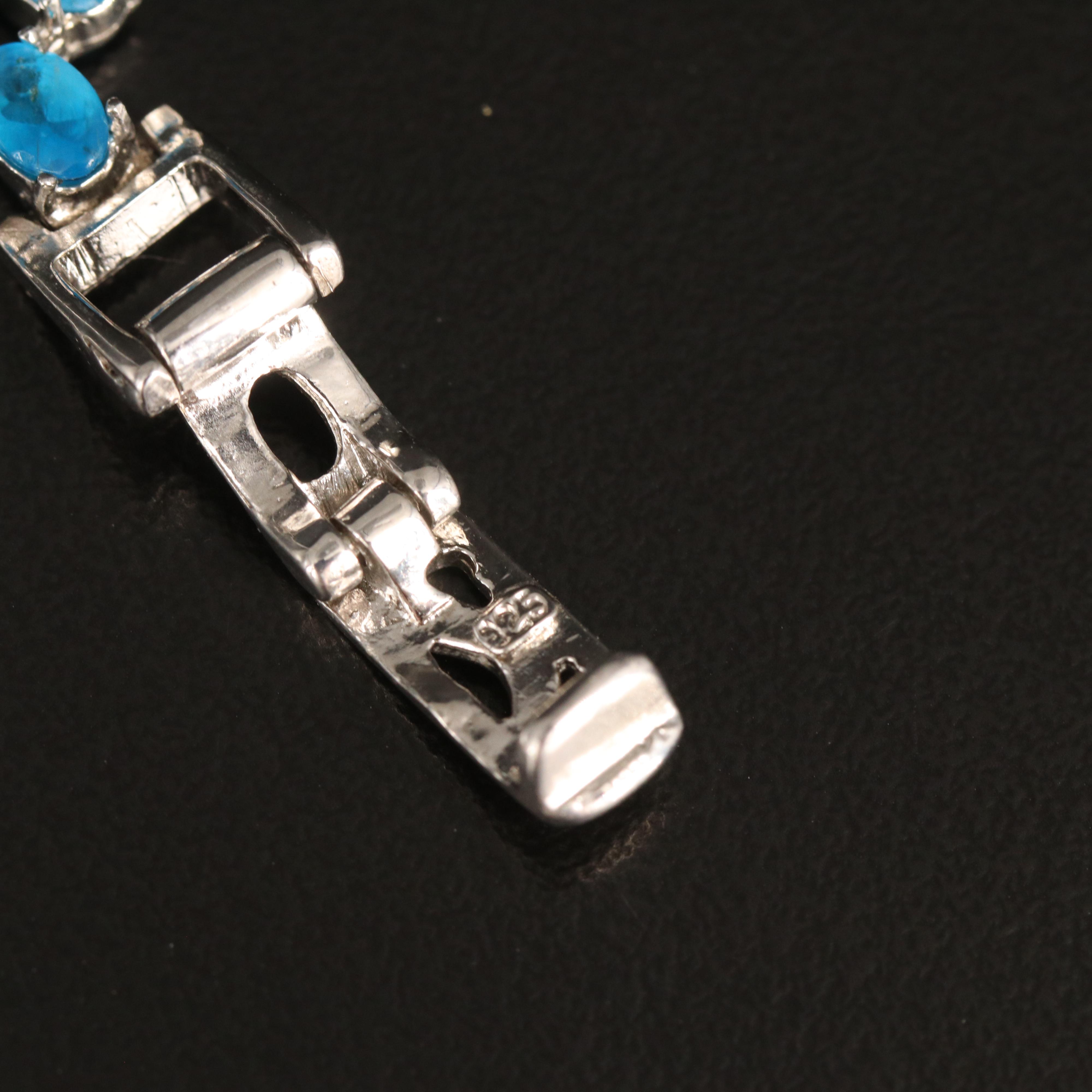 Sterling Apatite Bracelet