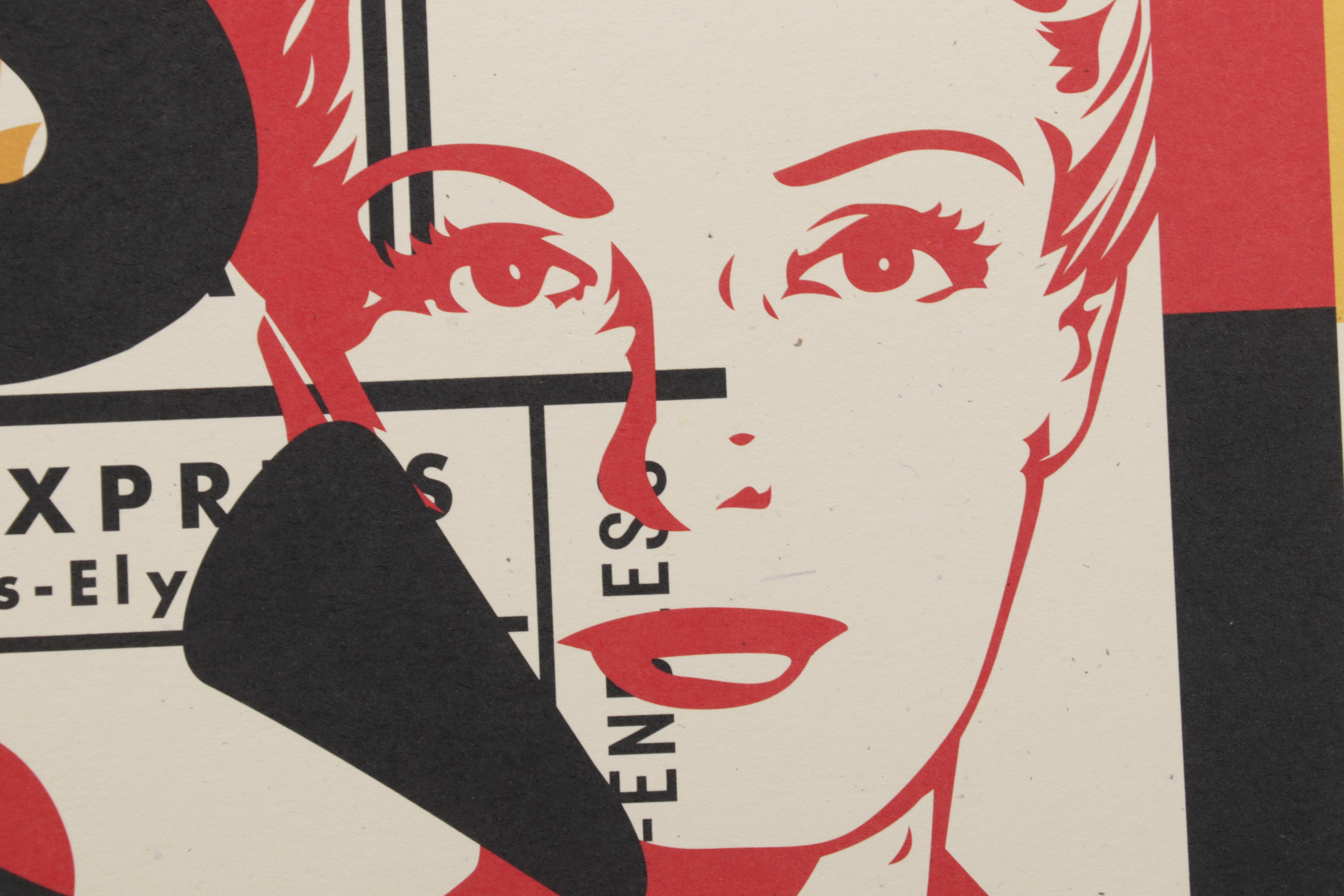 Shepard Fairey Offset Print "OBEY Collage Icon Middle," 2023