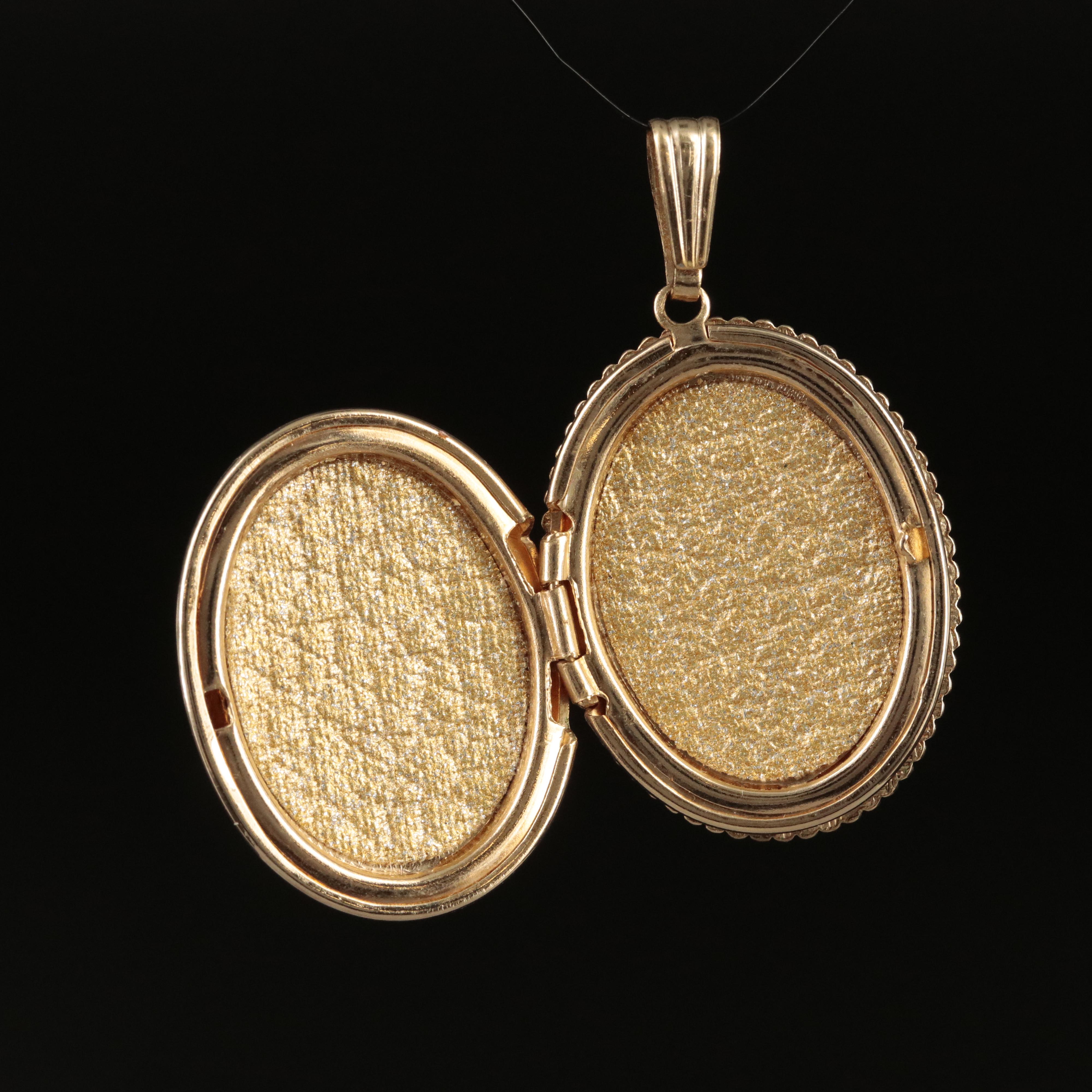 Faux Turquoise Locket