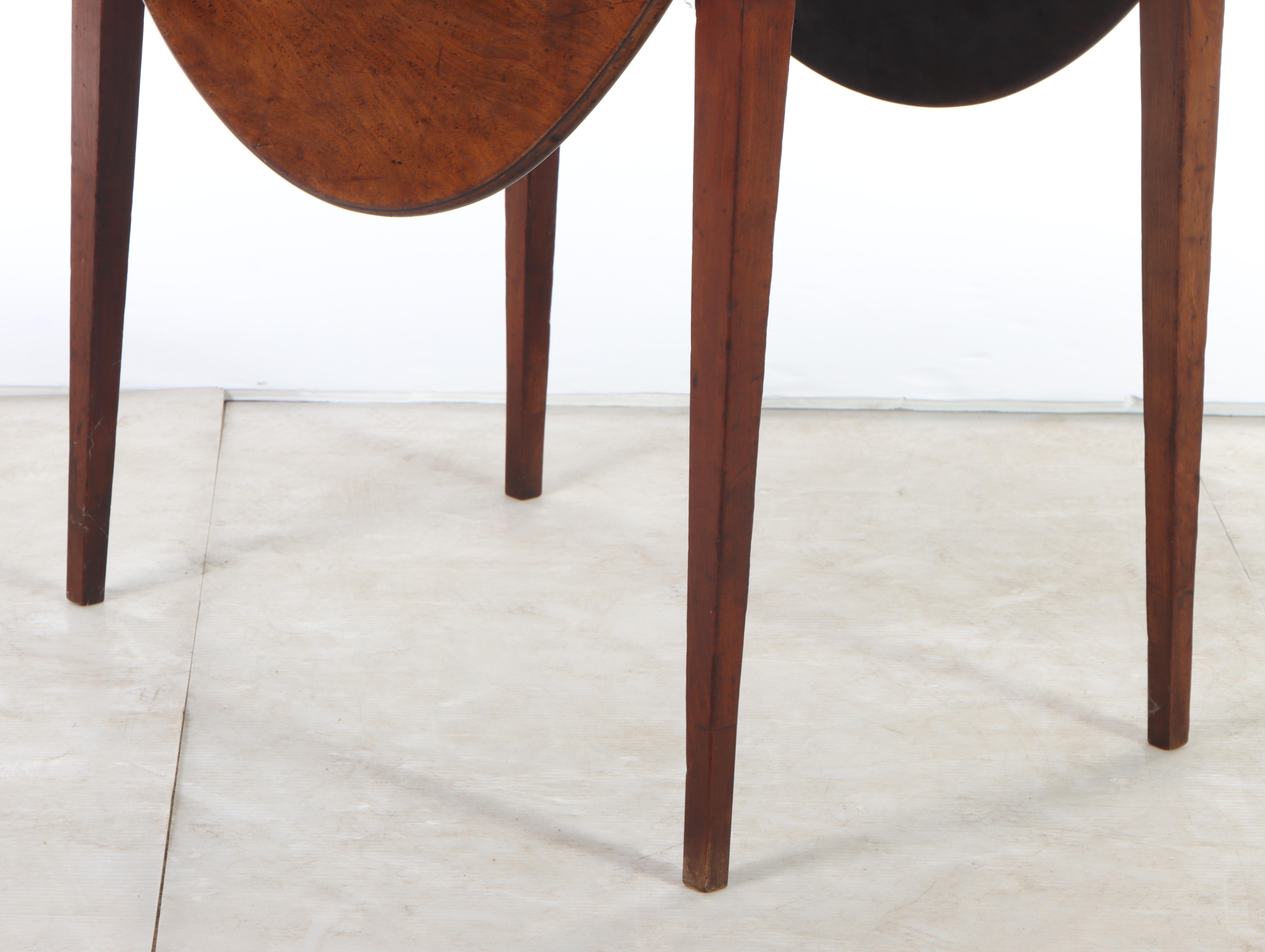 George III Mahogany and String-Inlaid Pembroke Table, circa 1800