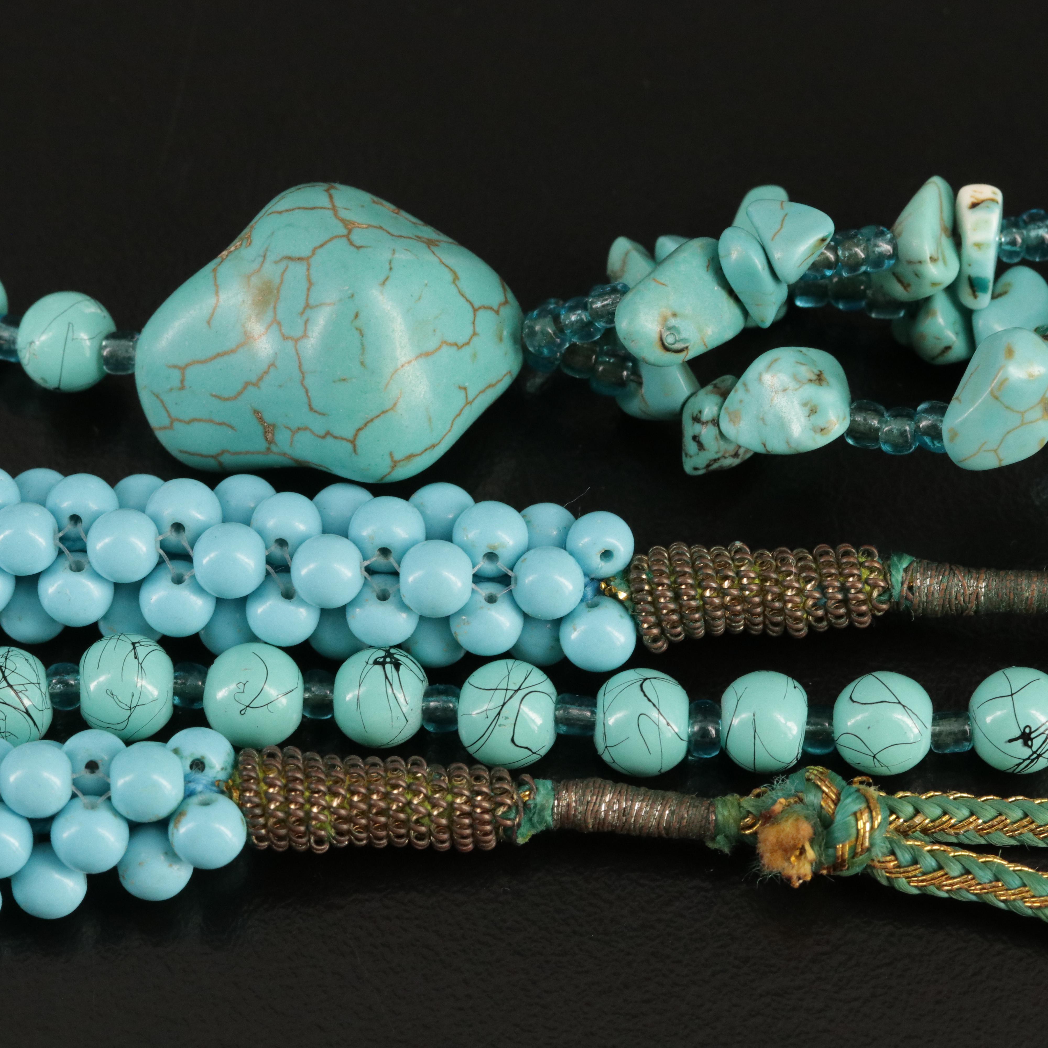 Laura Janelle Featured in Necklaces and Bracelets Including Howlite