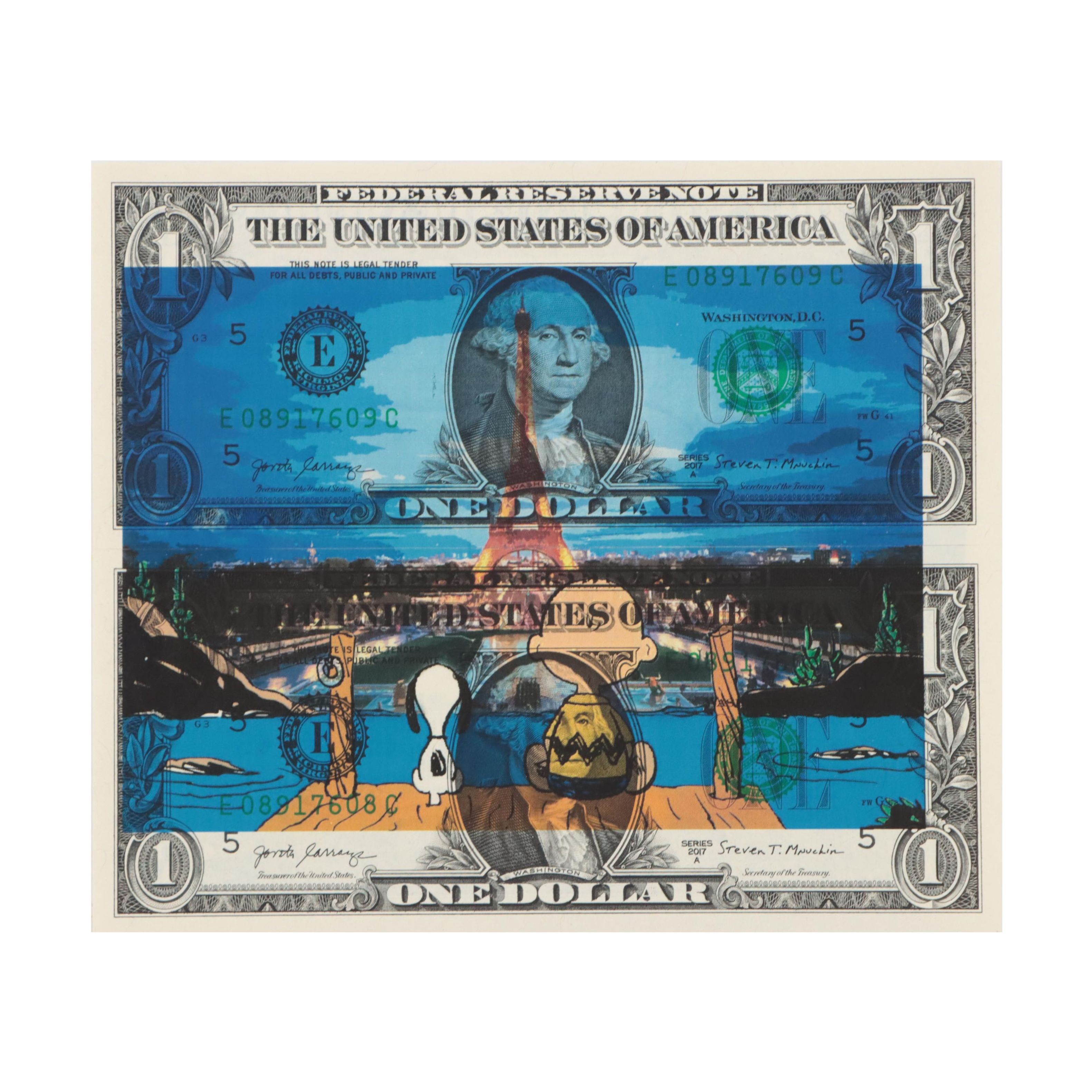 Death NYC Pop Art Graphic Print of Peanuts, 2022