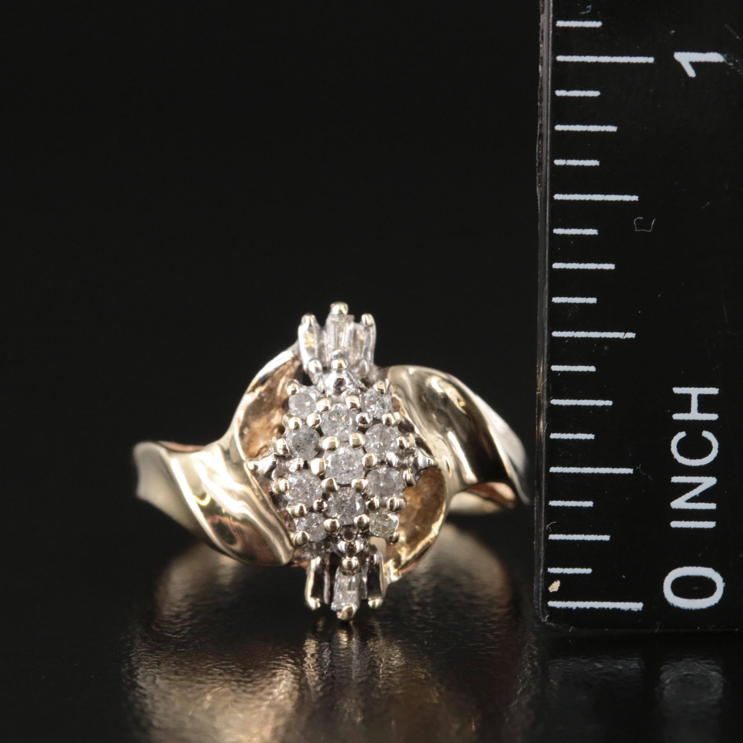 10K 0.25 CTW Diamond Ring