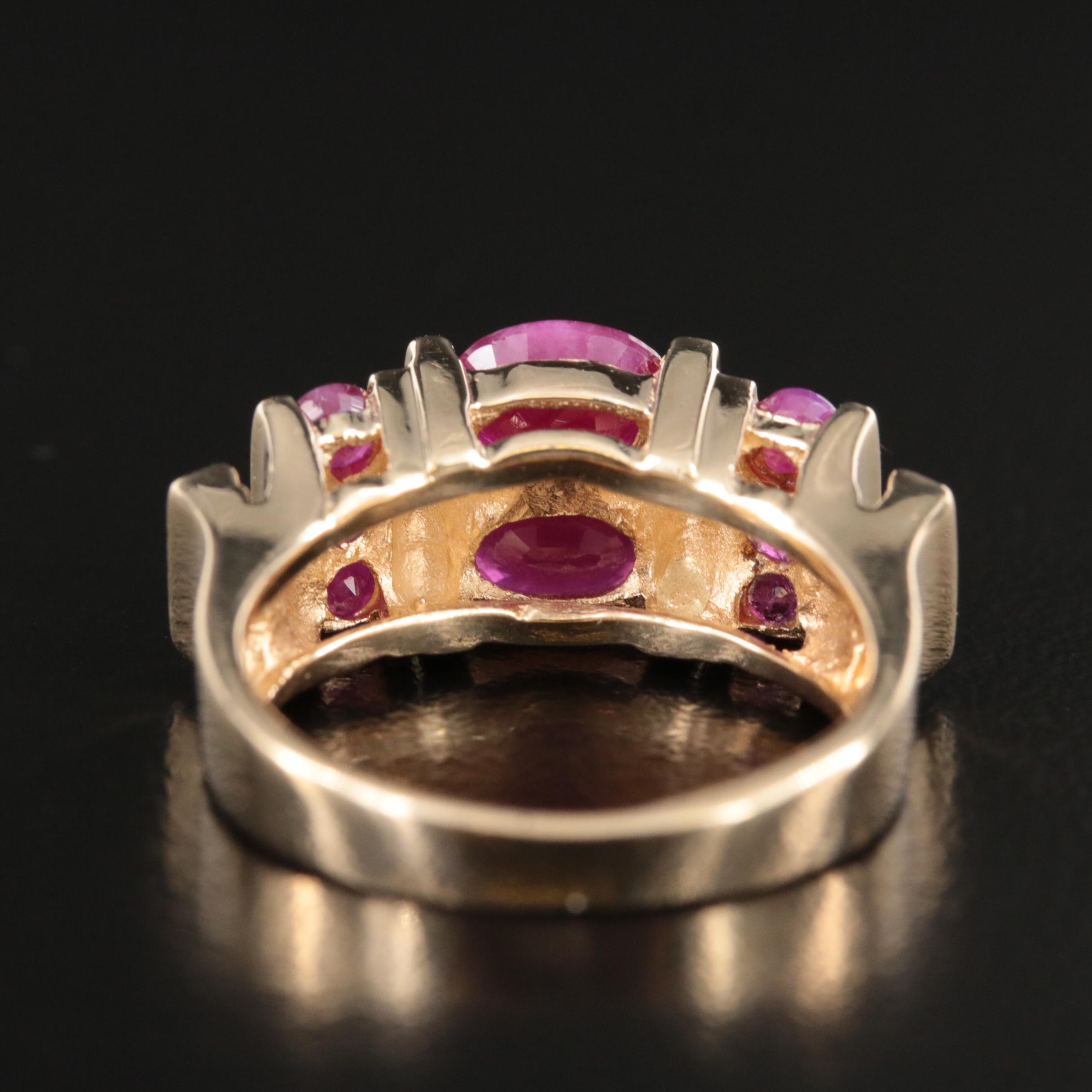 14K Ruby and Diamond Ring