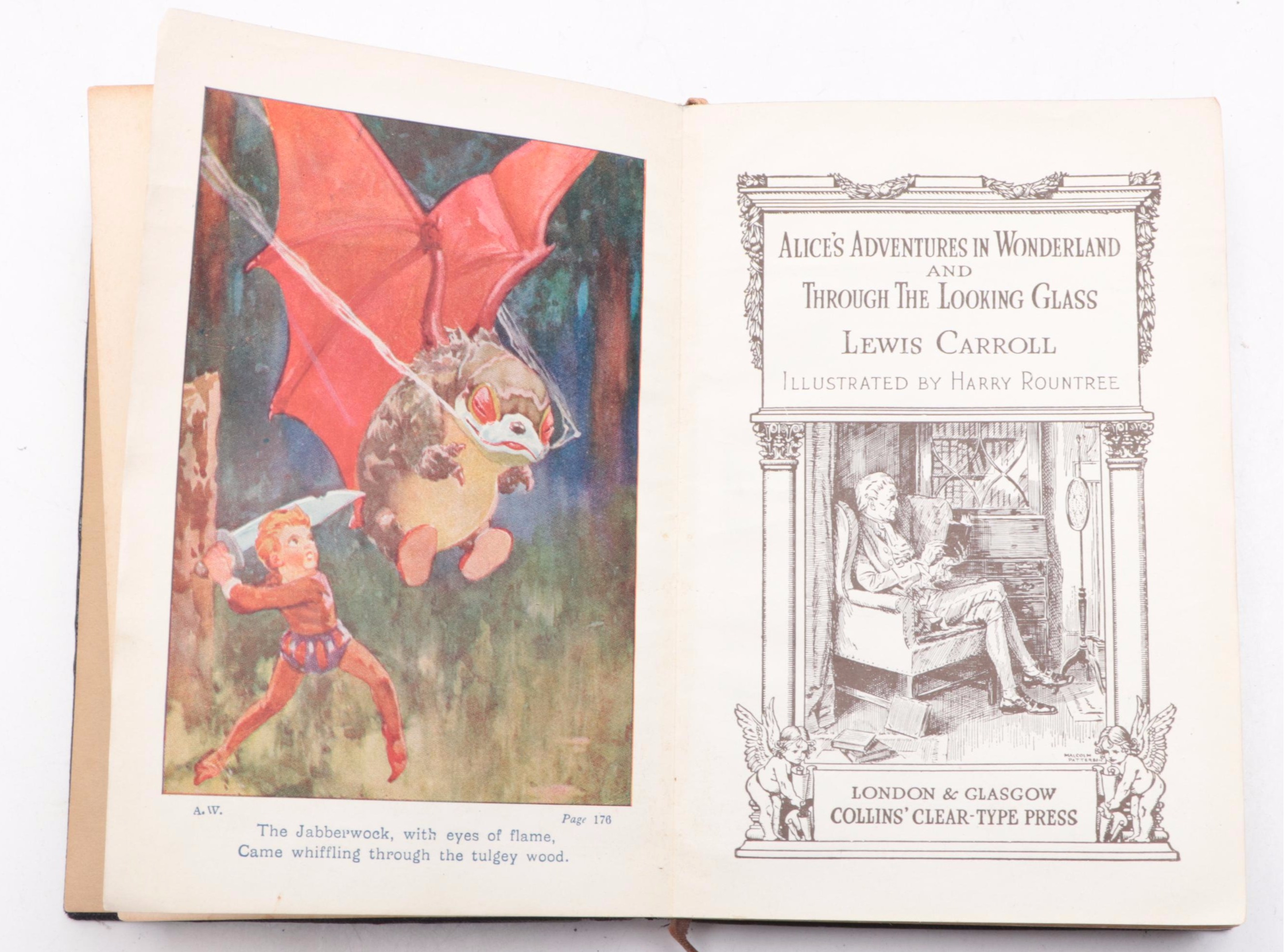 Illustrated "Alice in Wonderland and Through the Looking-Glass" by Lewis Carroll