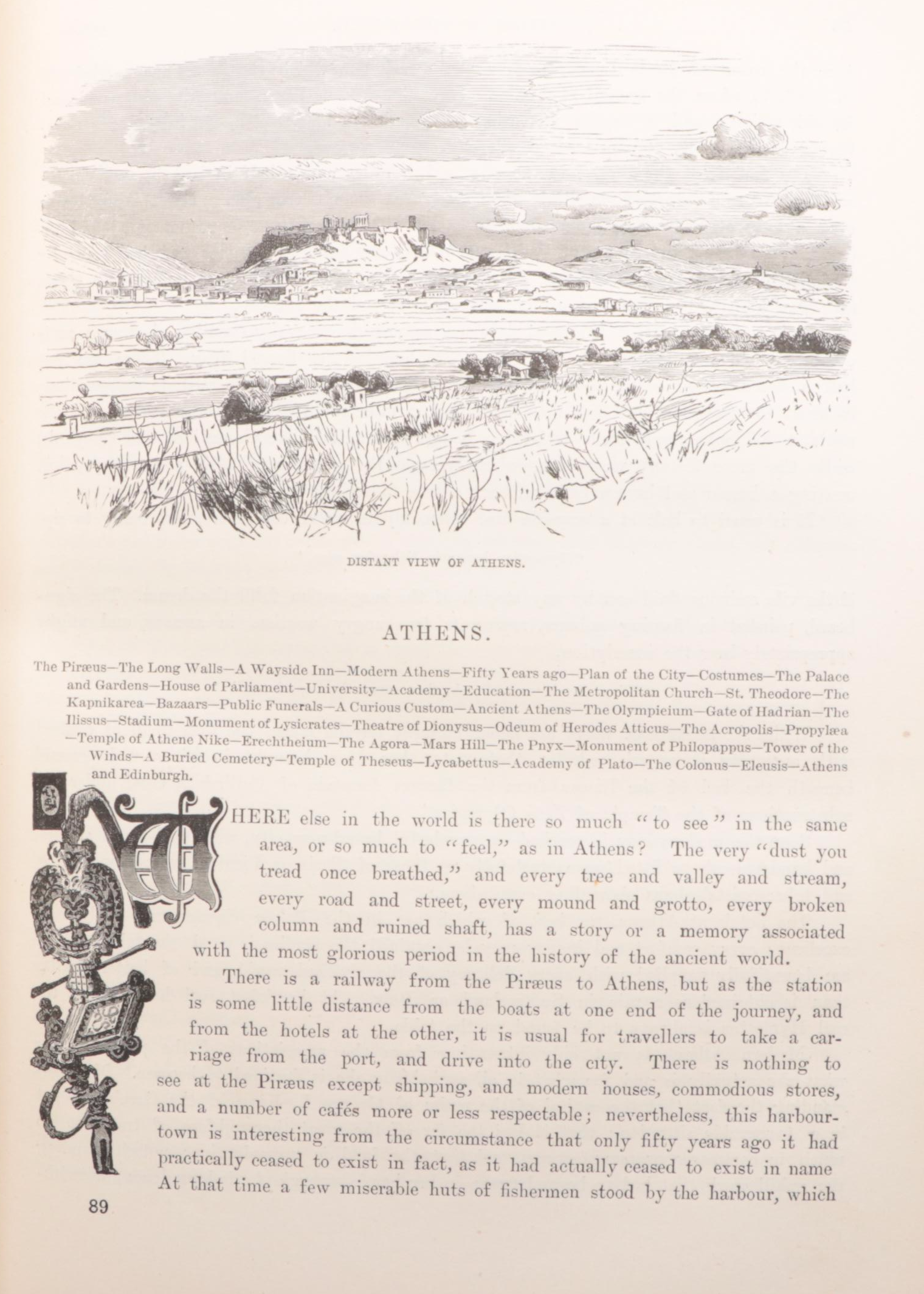 Illustrated "The World: Its Cities and Peoples" Complete Nine-Volume Set