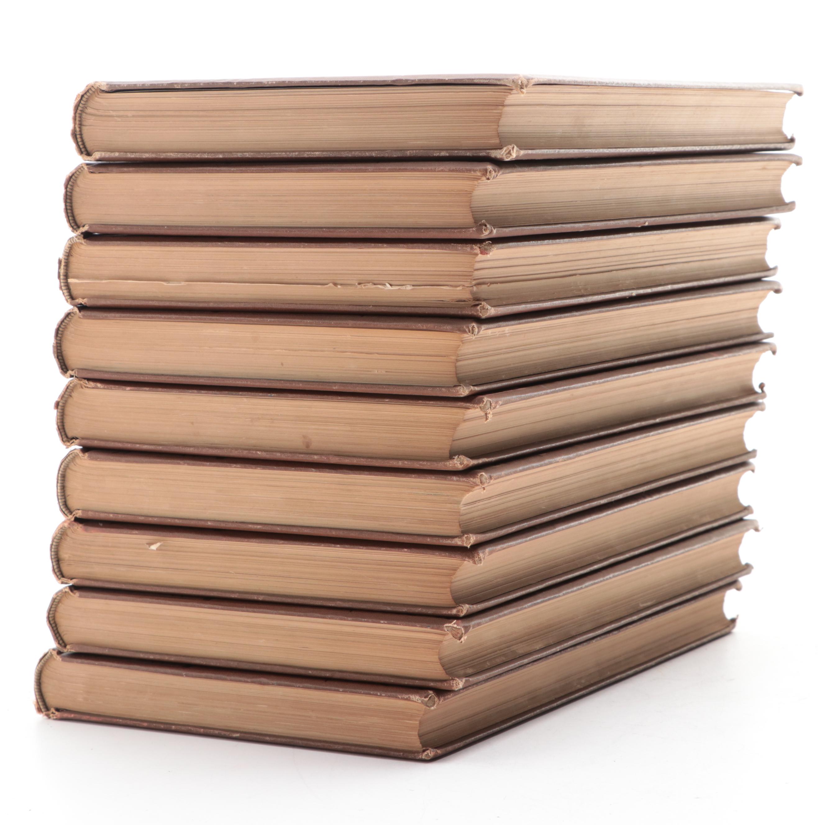 Illustrated "The World: Its Cities and Peoples" Complete Nine-Volume Set