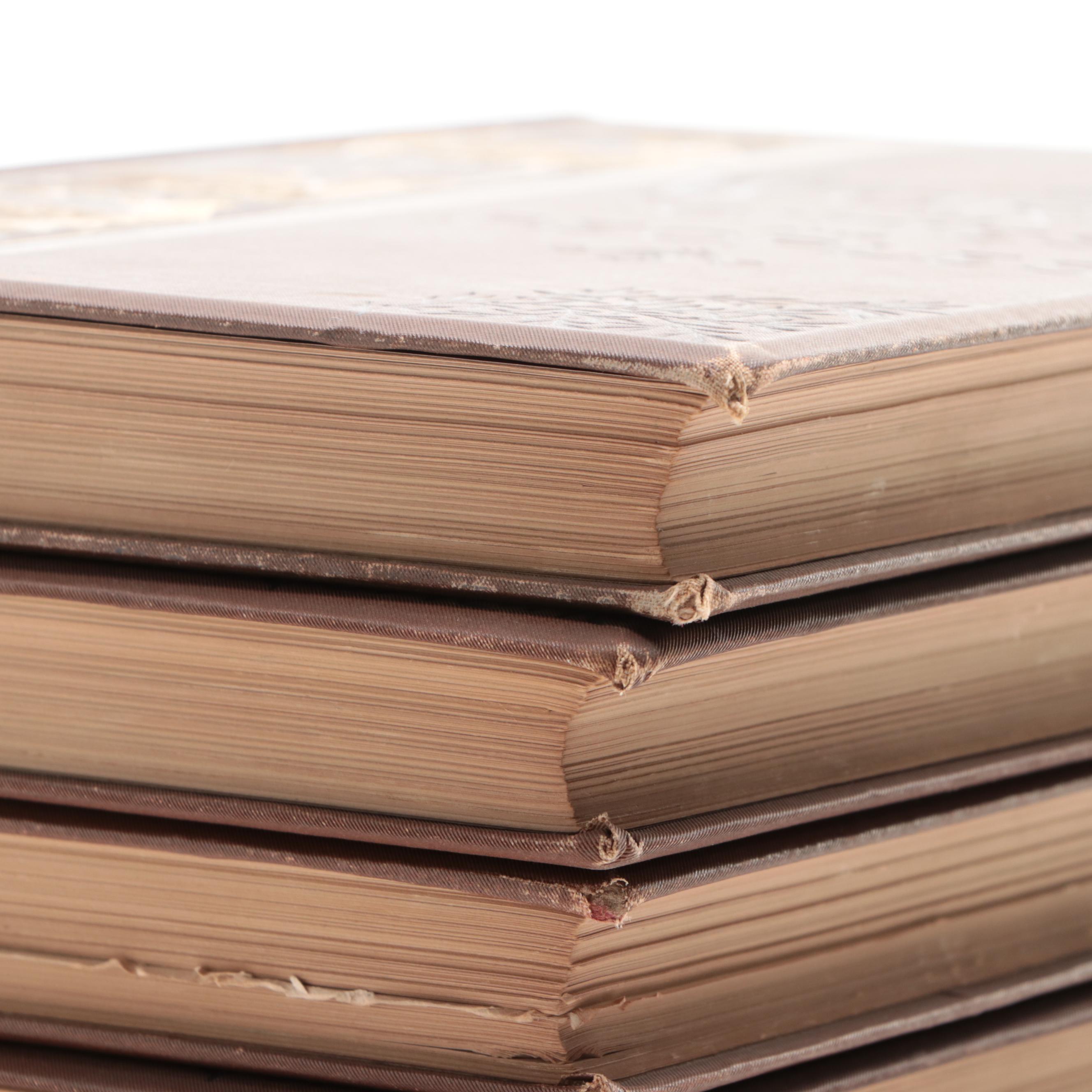 Illustrated "The World: Its Cities and Peoples" Complete Nine-Volume Set