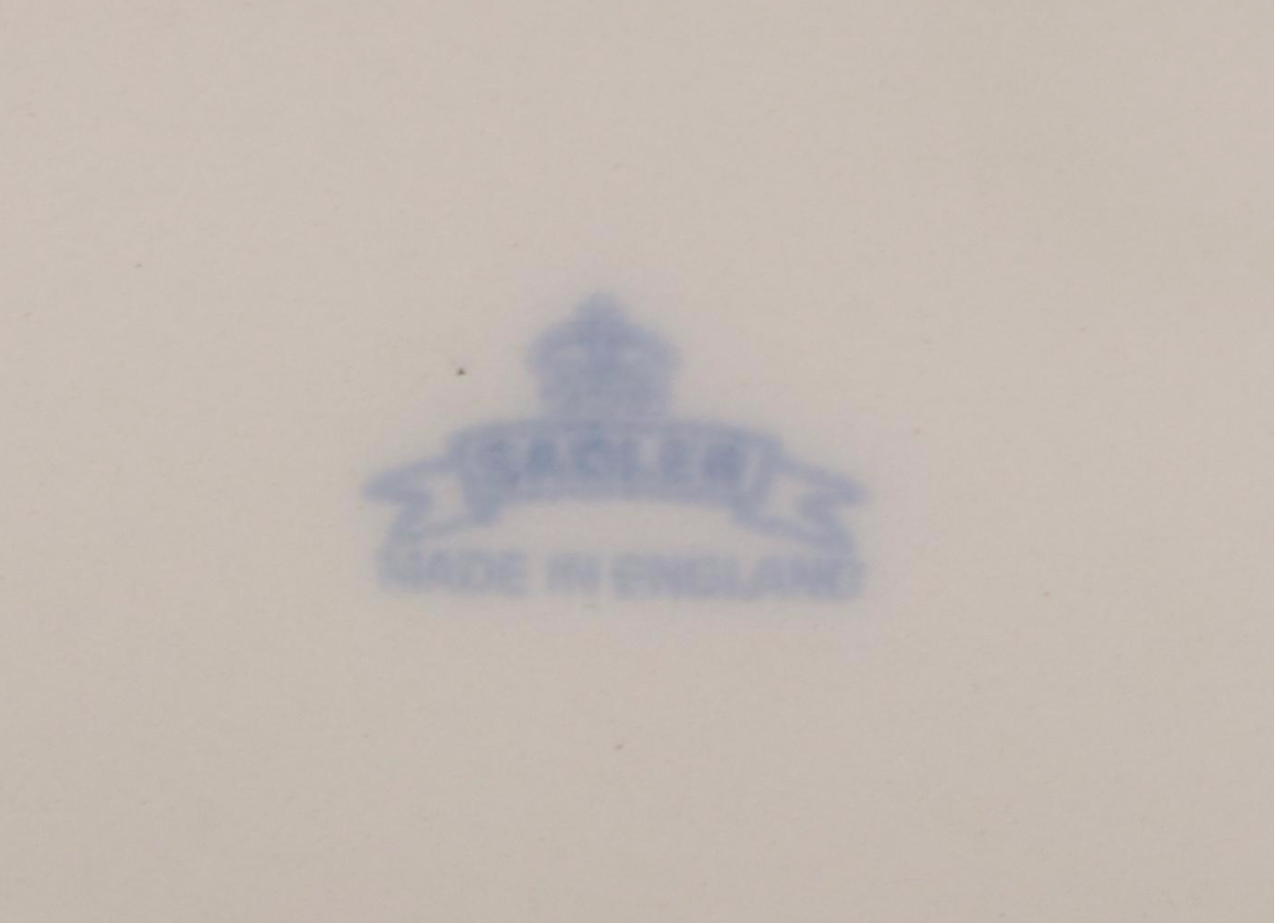 Sadler and Other Earthenware Blue Willow Teapots and Serving Bowls