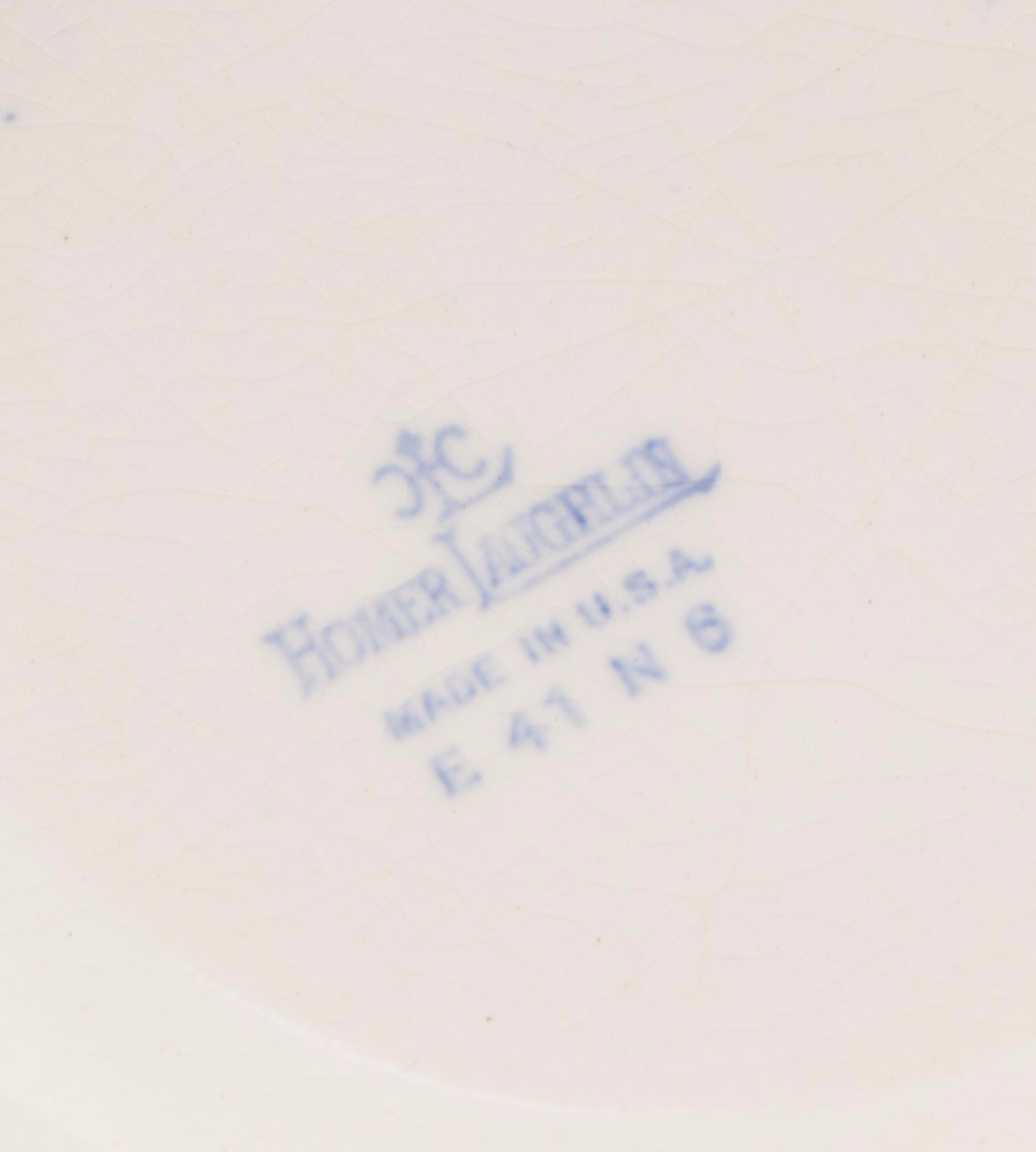 Sadler and Other Earthenware Blue Willow Teapots and Serving Bowls