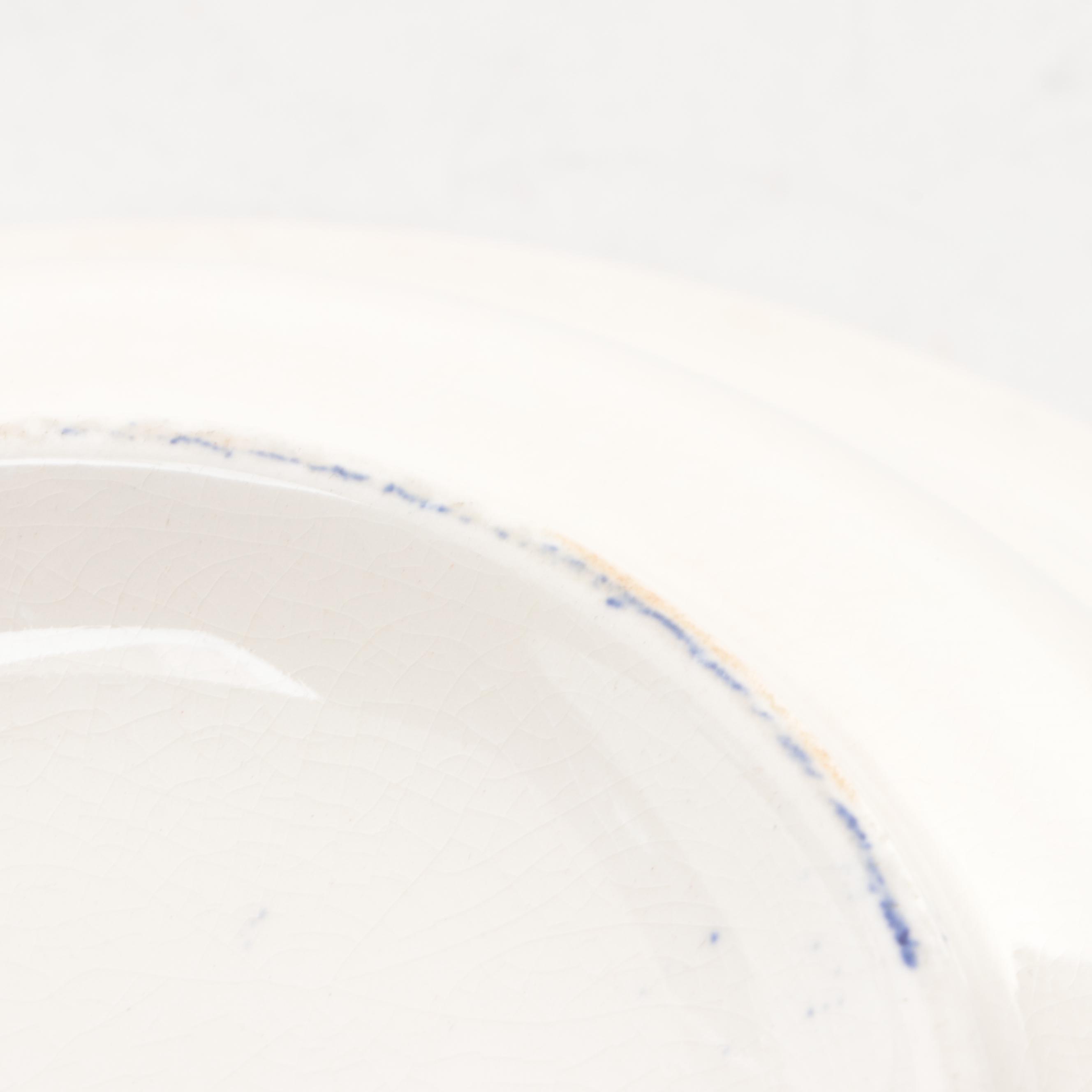 Sadler and Other Earthenware Blue Willow Teapots and Serving Bowls