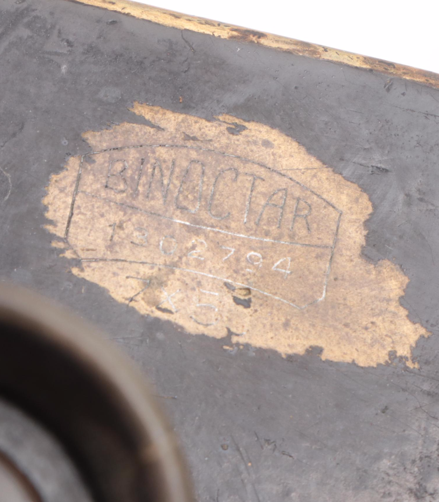 WWII Era Carl Zeiss 7 x 50 Binoculars with Leather Case