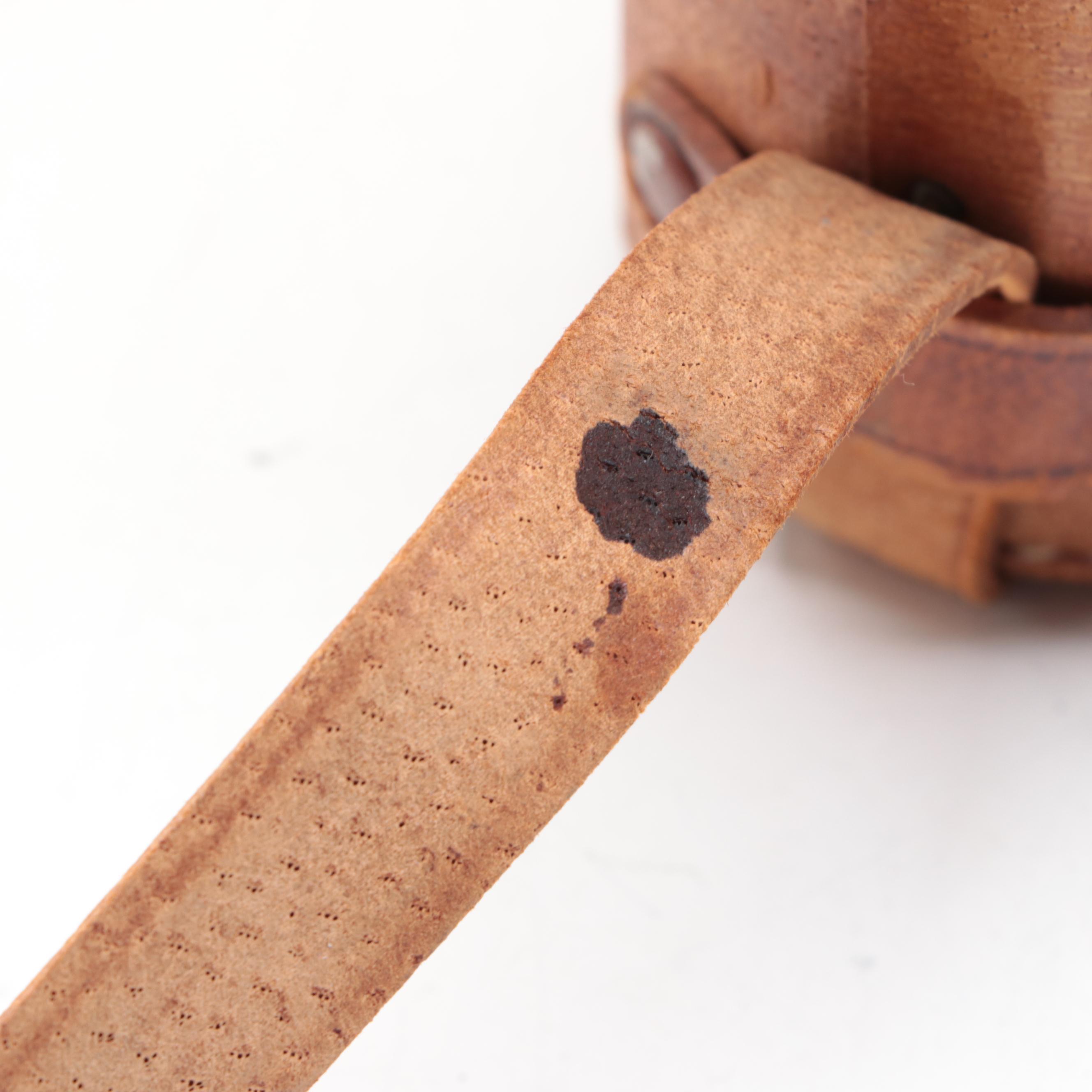 WWII Era Carl Zeiss 7 x 50 Binoculars with Leather Case