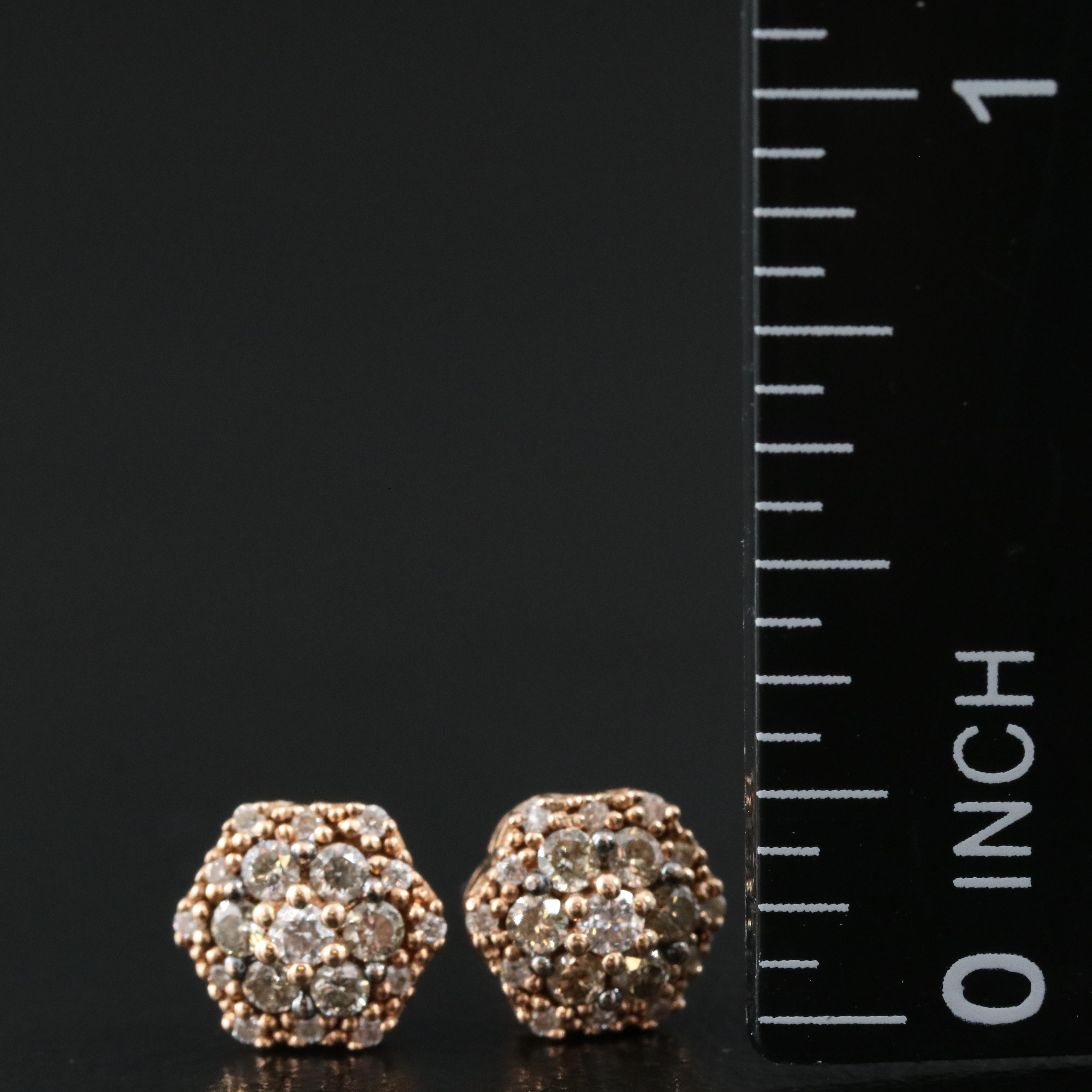 Le Vian 14K Rose Gold 0.33 CTW Diamond Stud Earrings