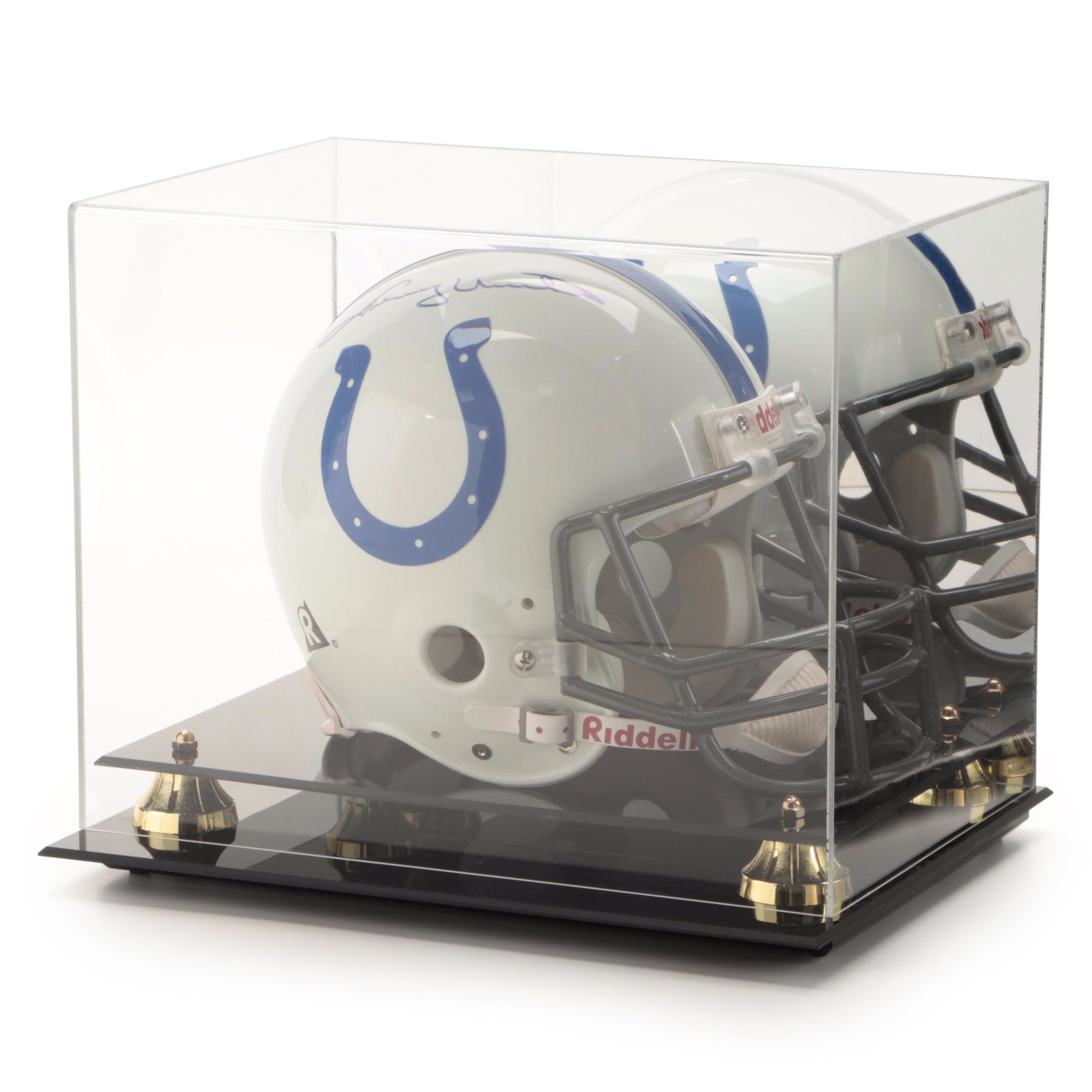 Johnny Unitas Signed Baltimore Colts Riddell NFL Throwback Helmet