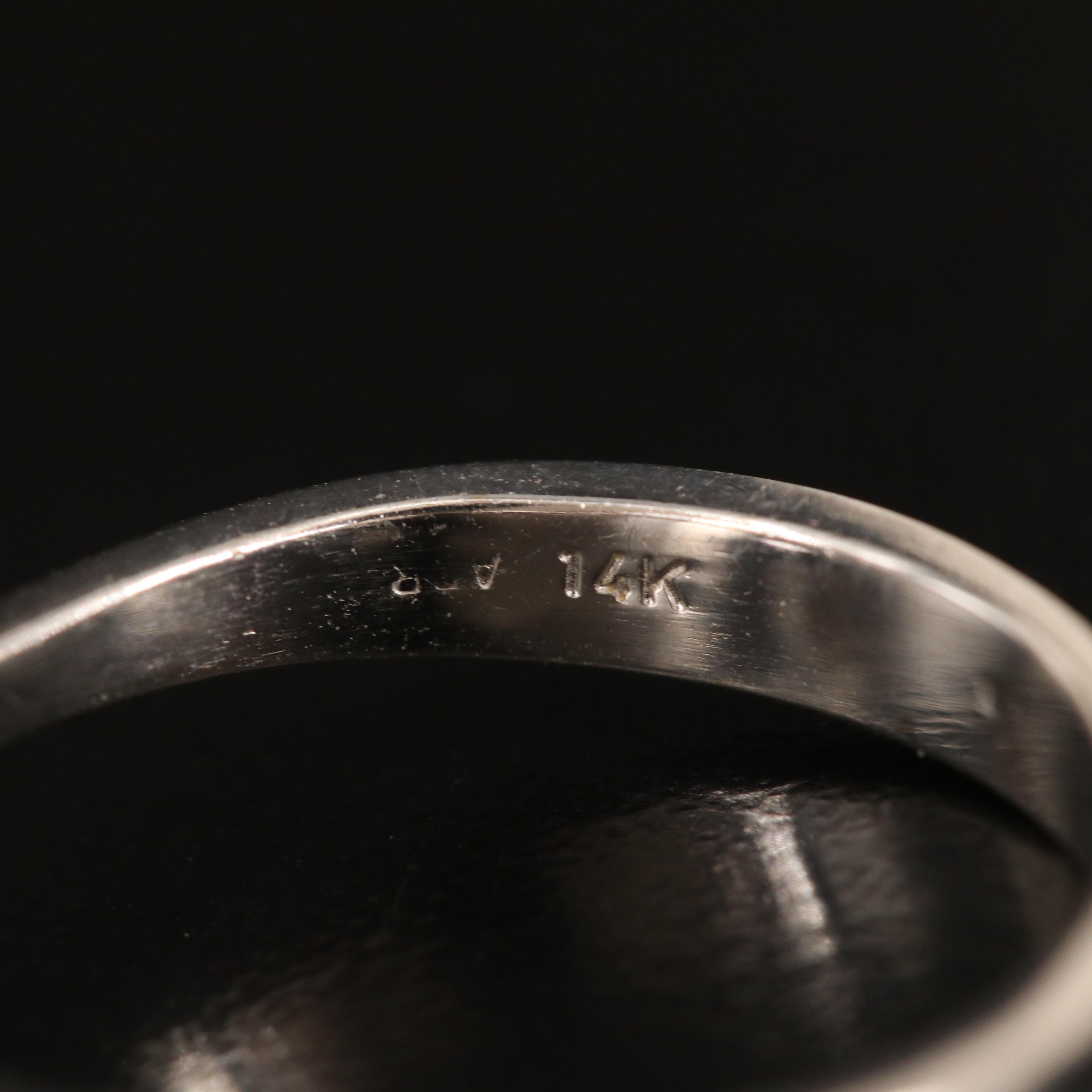 14K Sapphire and Diamond Ring