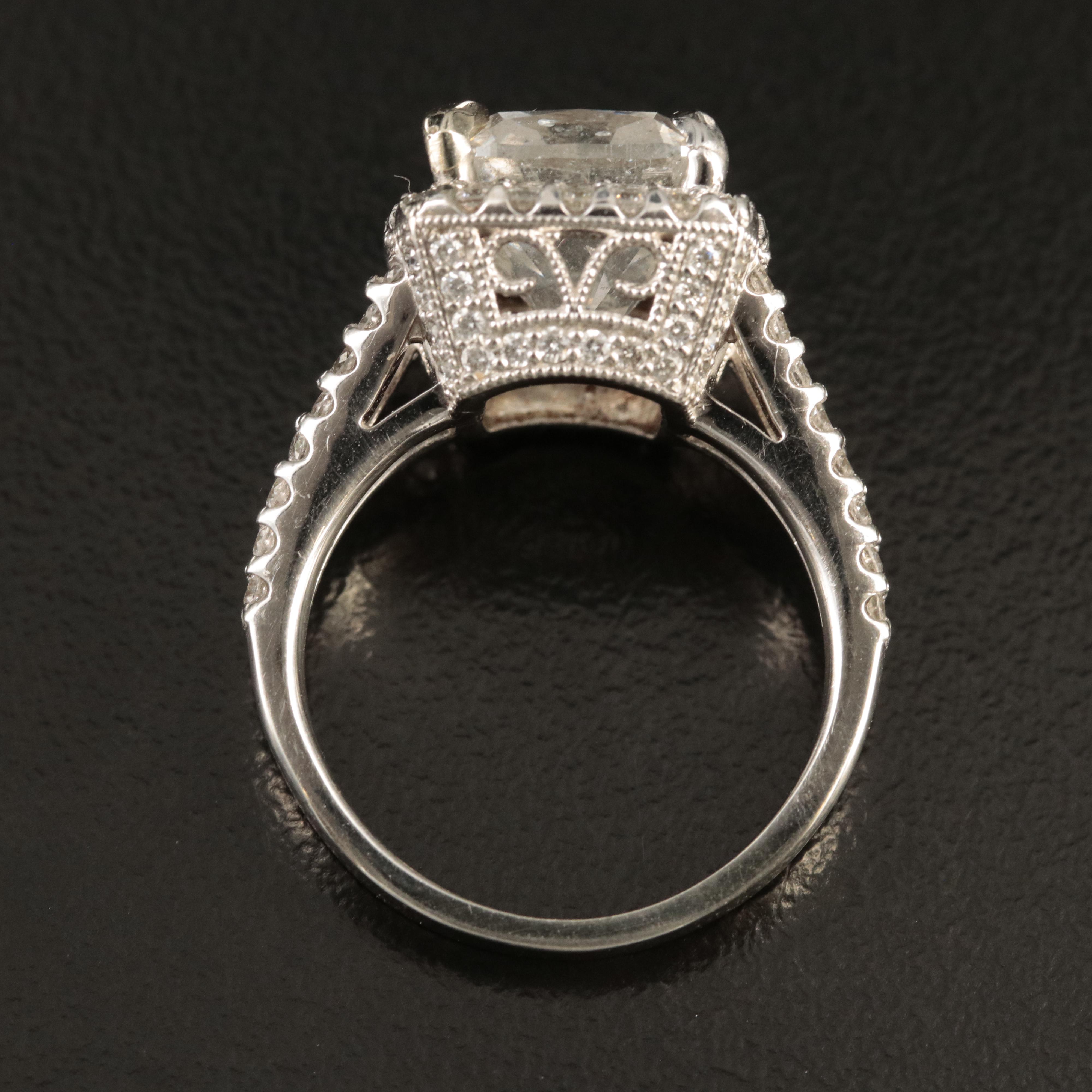 14K 6.70 CTW Diamond Ring