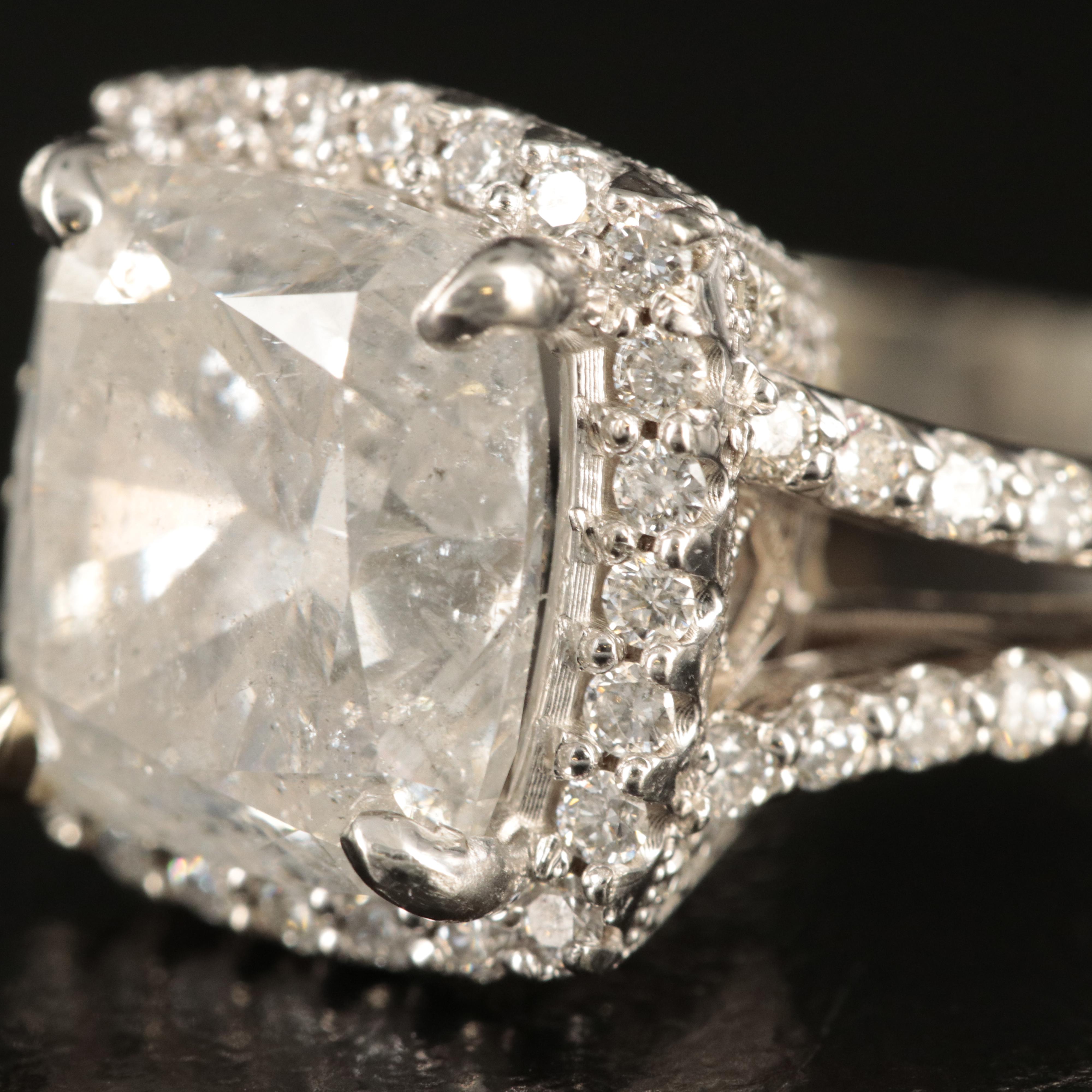 14K 6.70 CTW Diamond Ring