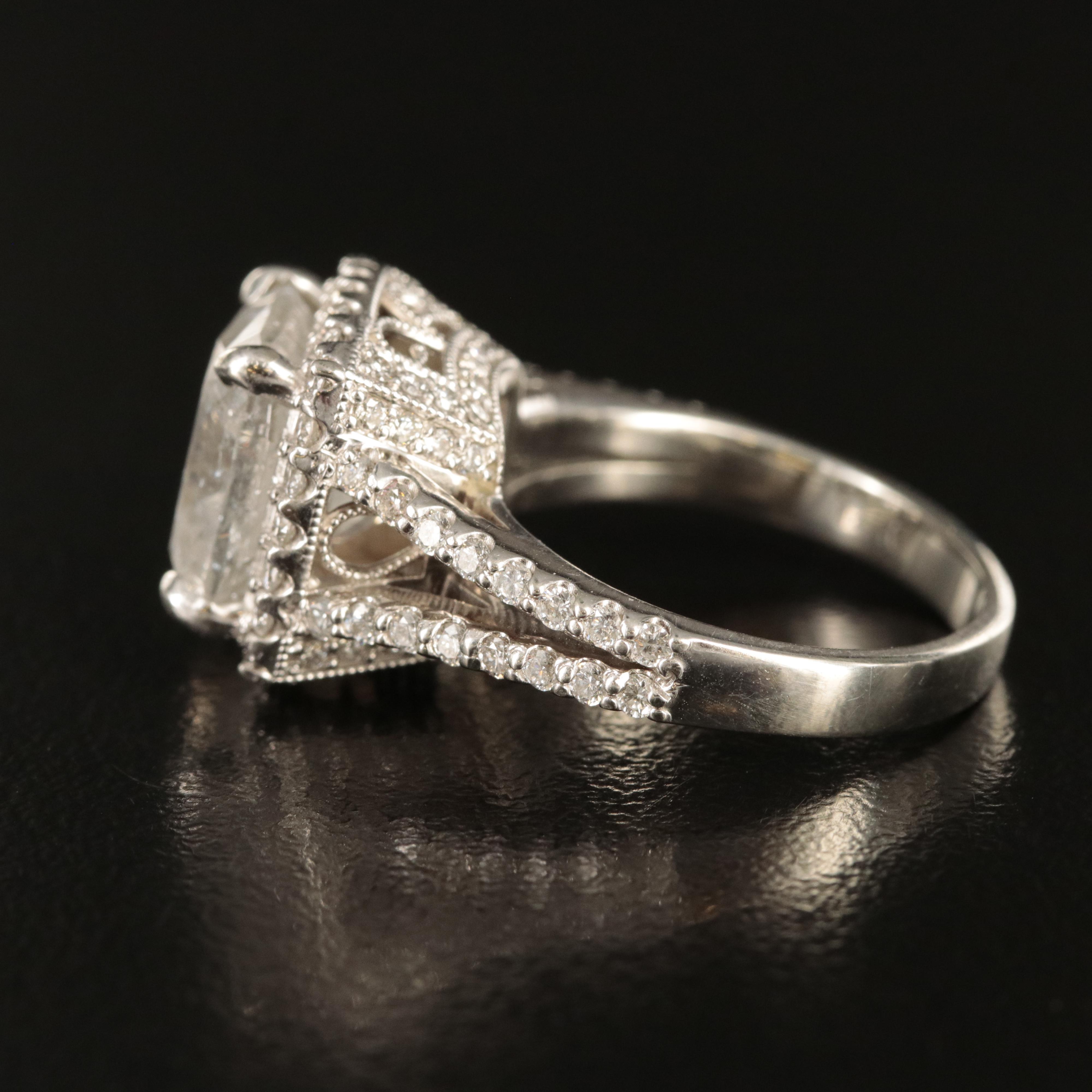 14K 6.70 CTW Diamond Ring
