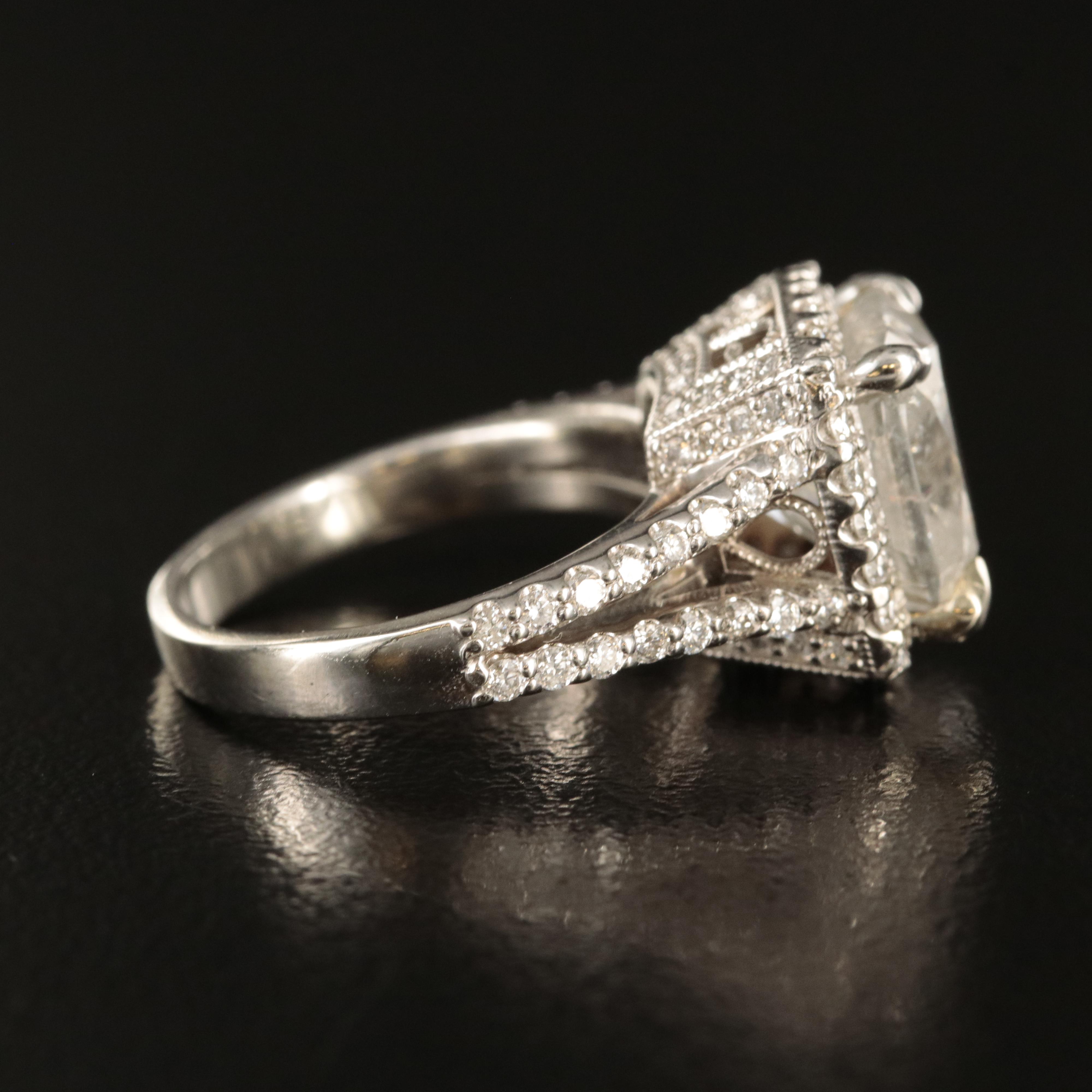 14K 6.70 CTW Diamond Ring
