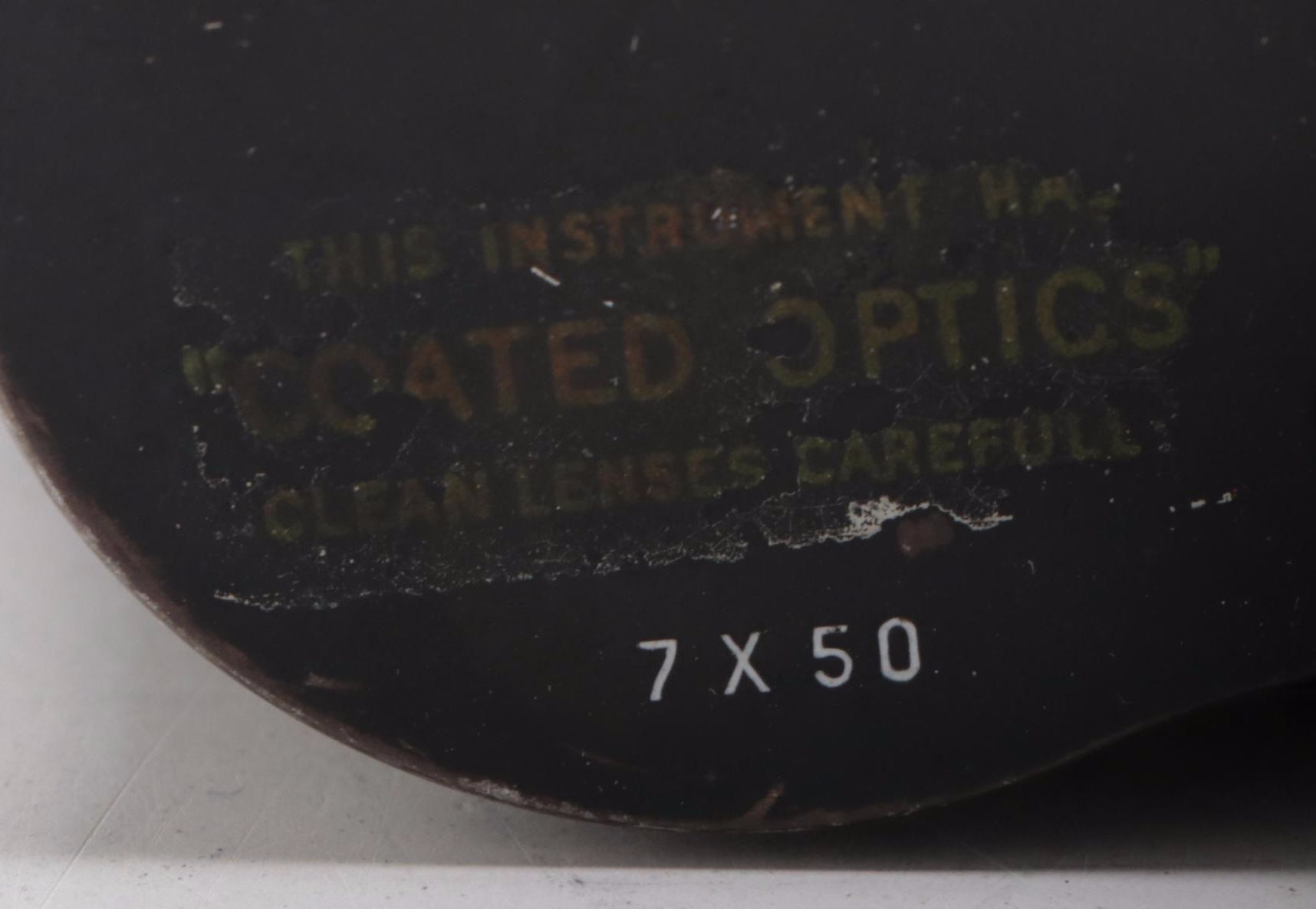 WWII Era Hayward for U. S. Navy Mark 45 Binoculars, Mid-20th Century