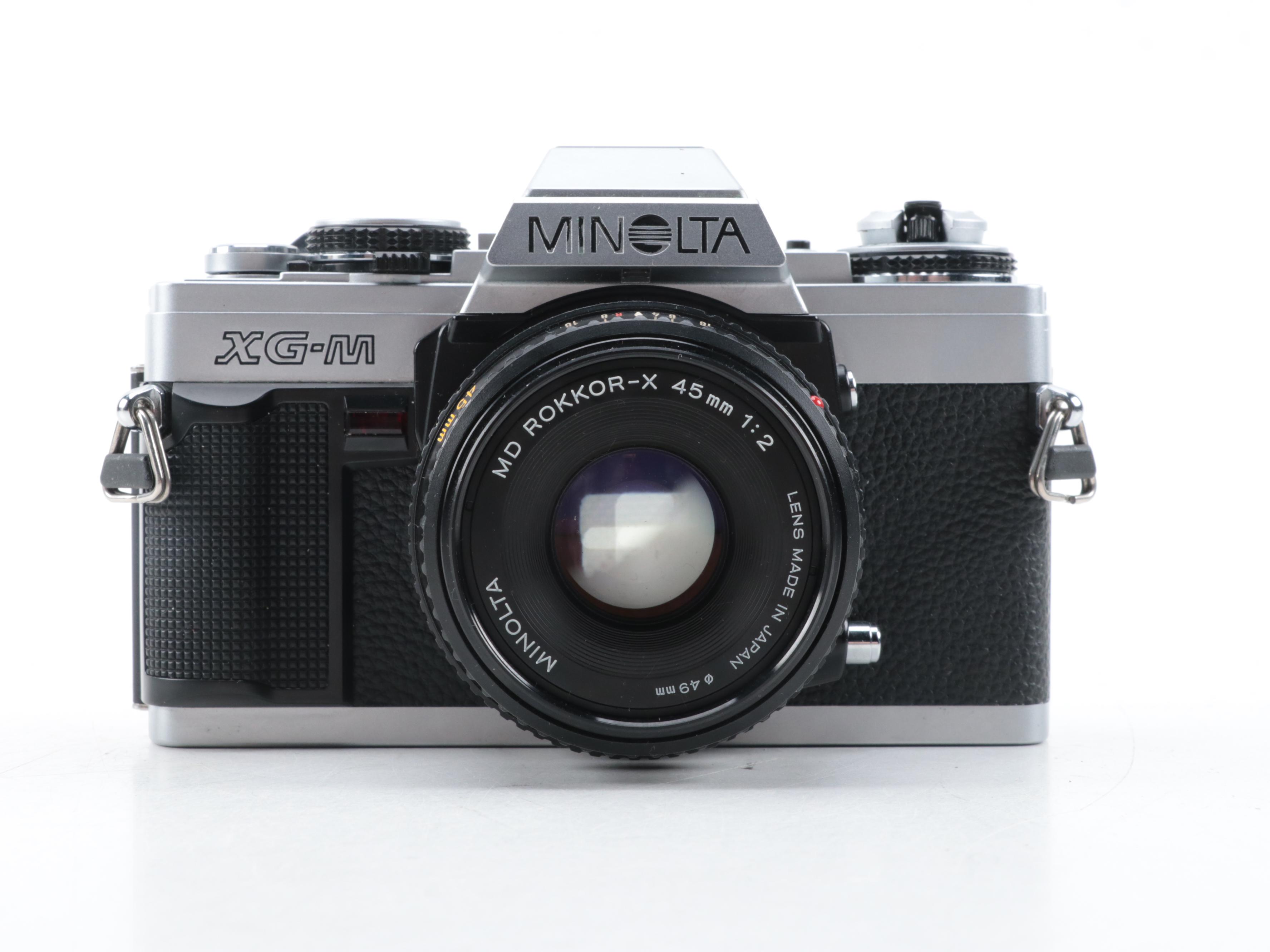 Yashica Electro 35 and Minolta XG-M 35 mm Rangefinder Cameras