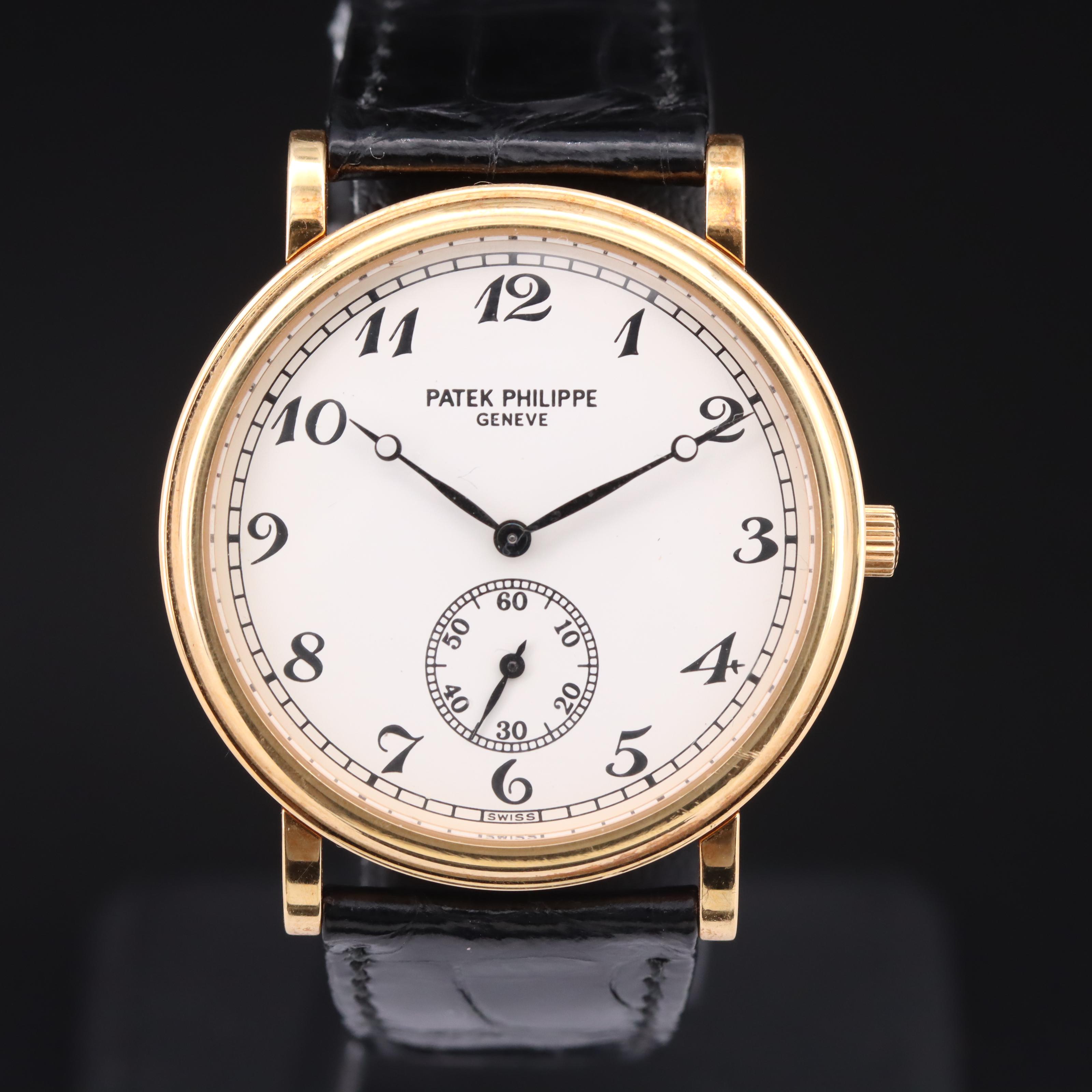18K Patek Philippe Calatrava Officer Watch