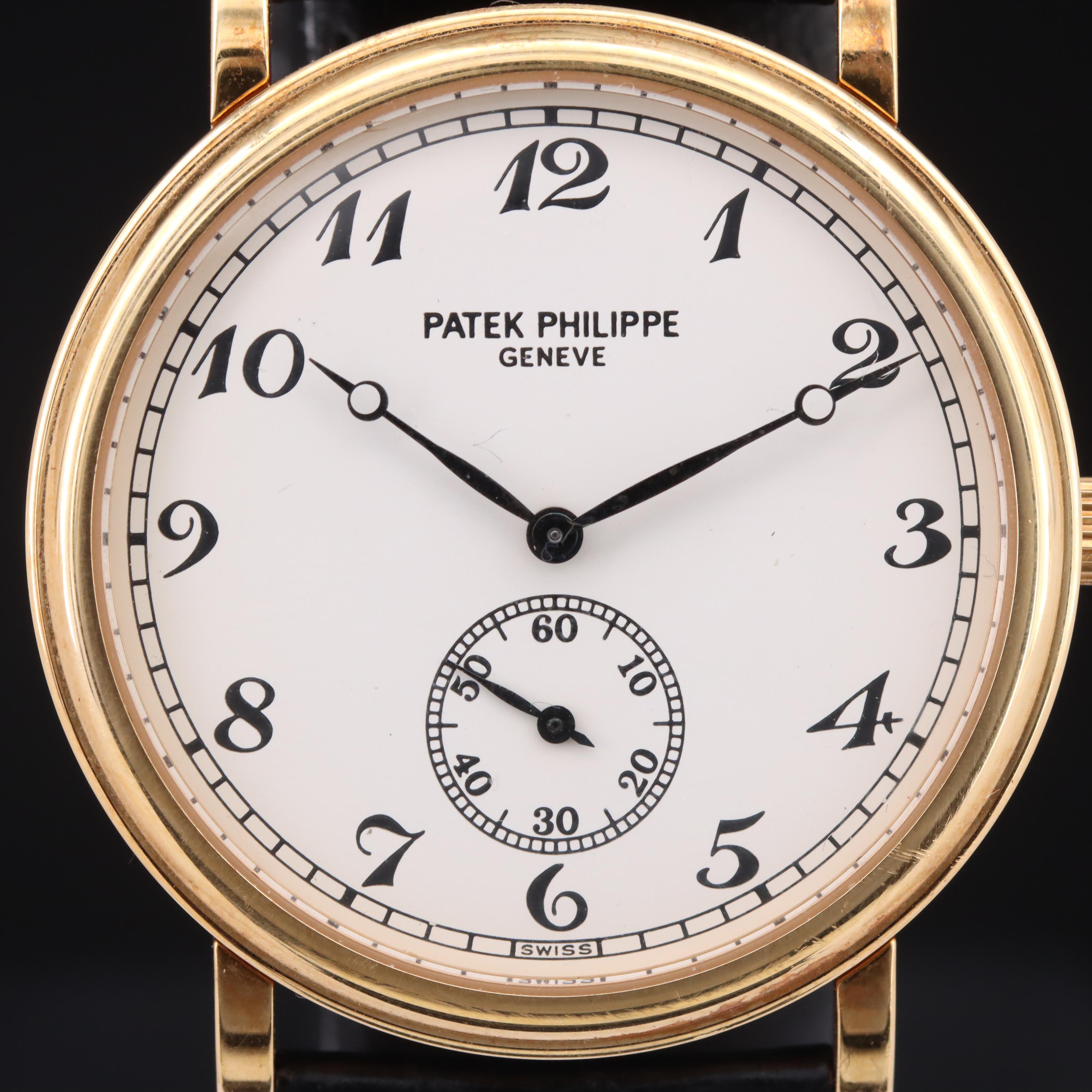 18K Patek Philippe Calatrava Officer Watch
