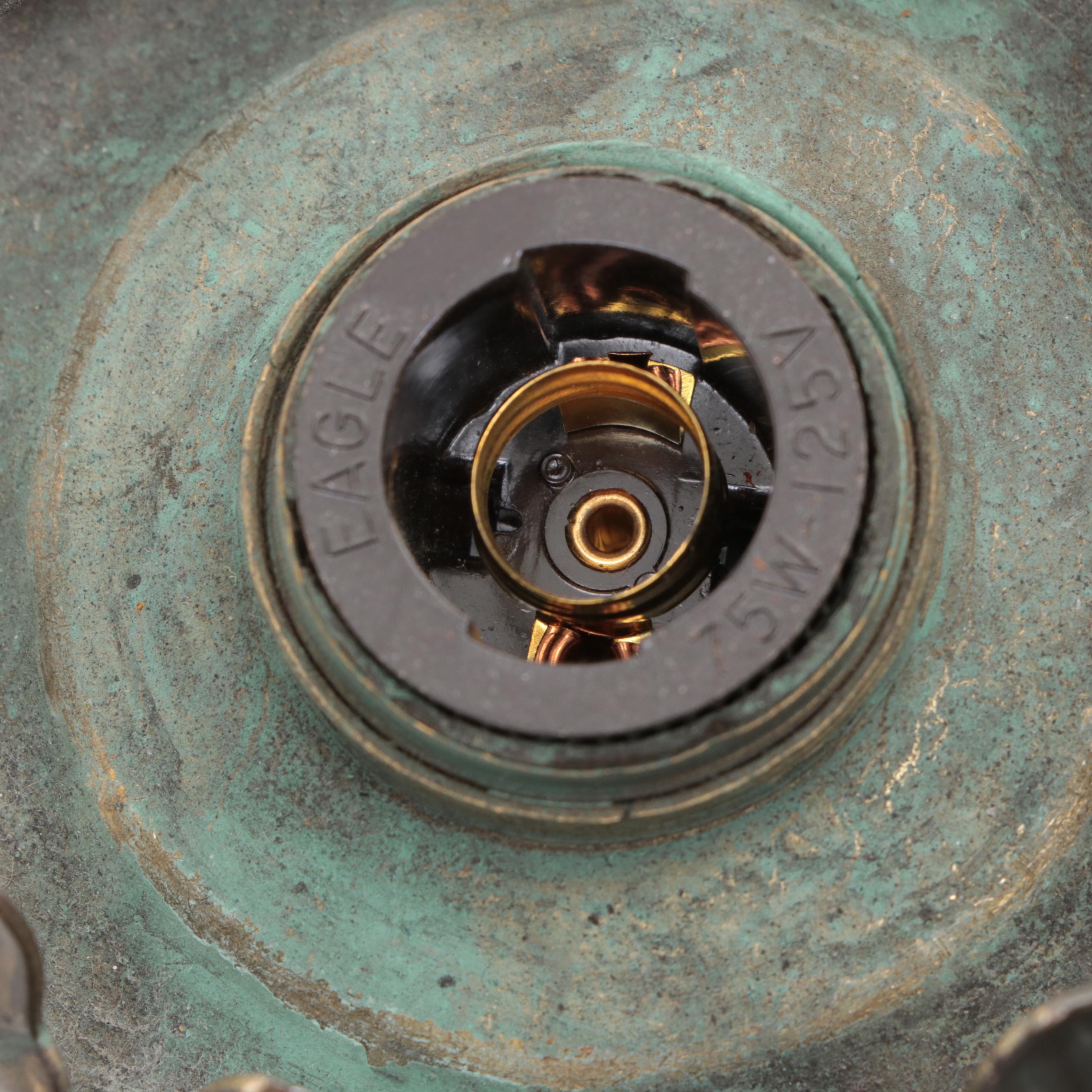 Pair of Victorian Style Boudoir Lamps with Satin Uranium Glass Shades, 1930s