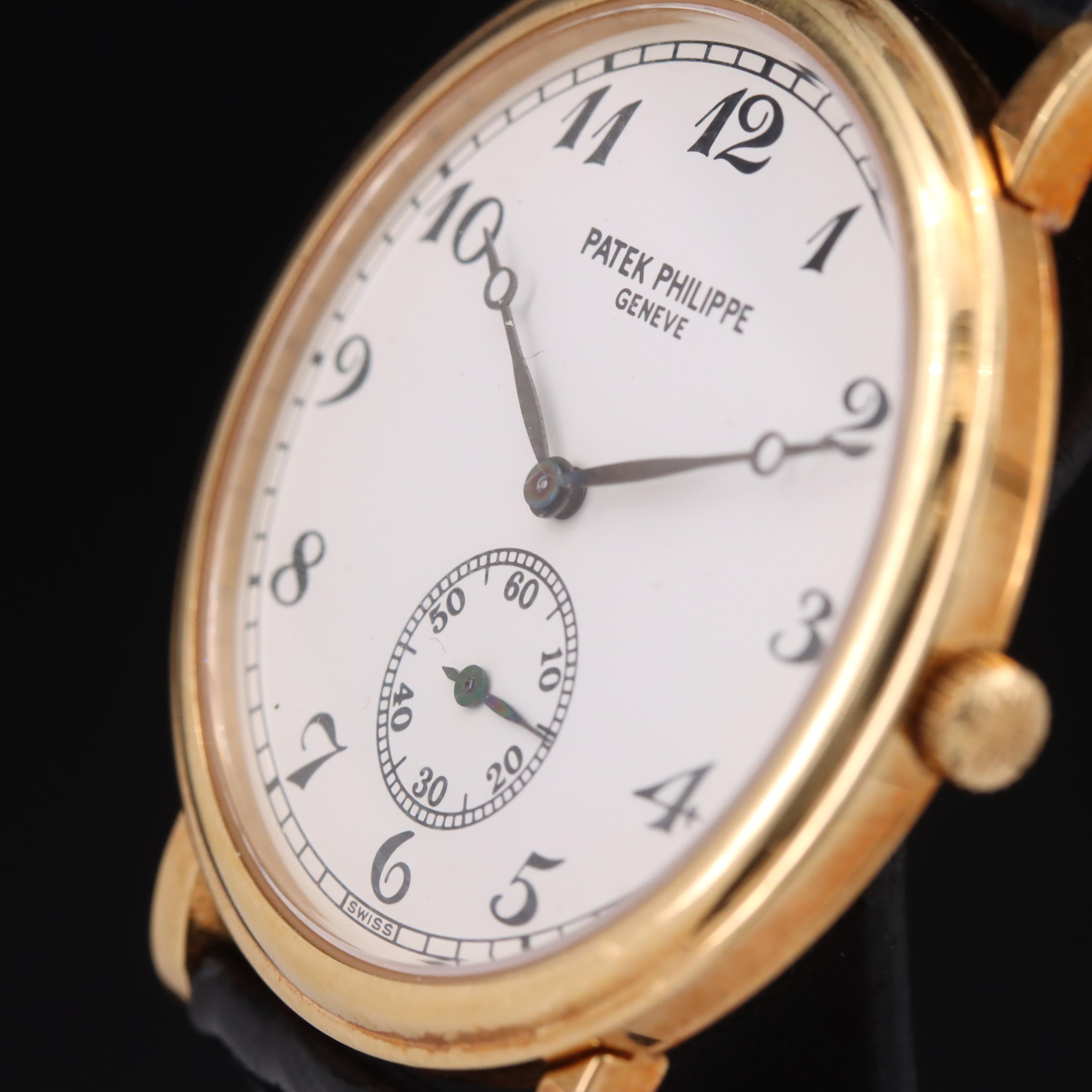 18K Patek Philippe Calatrava Officer Watch