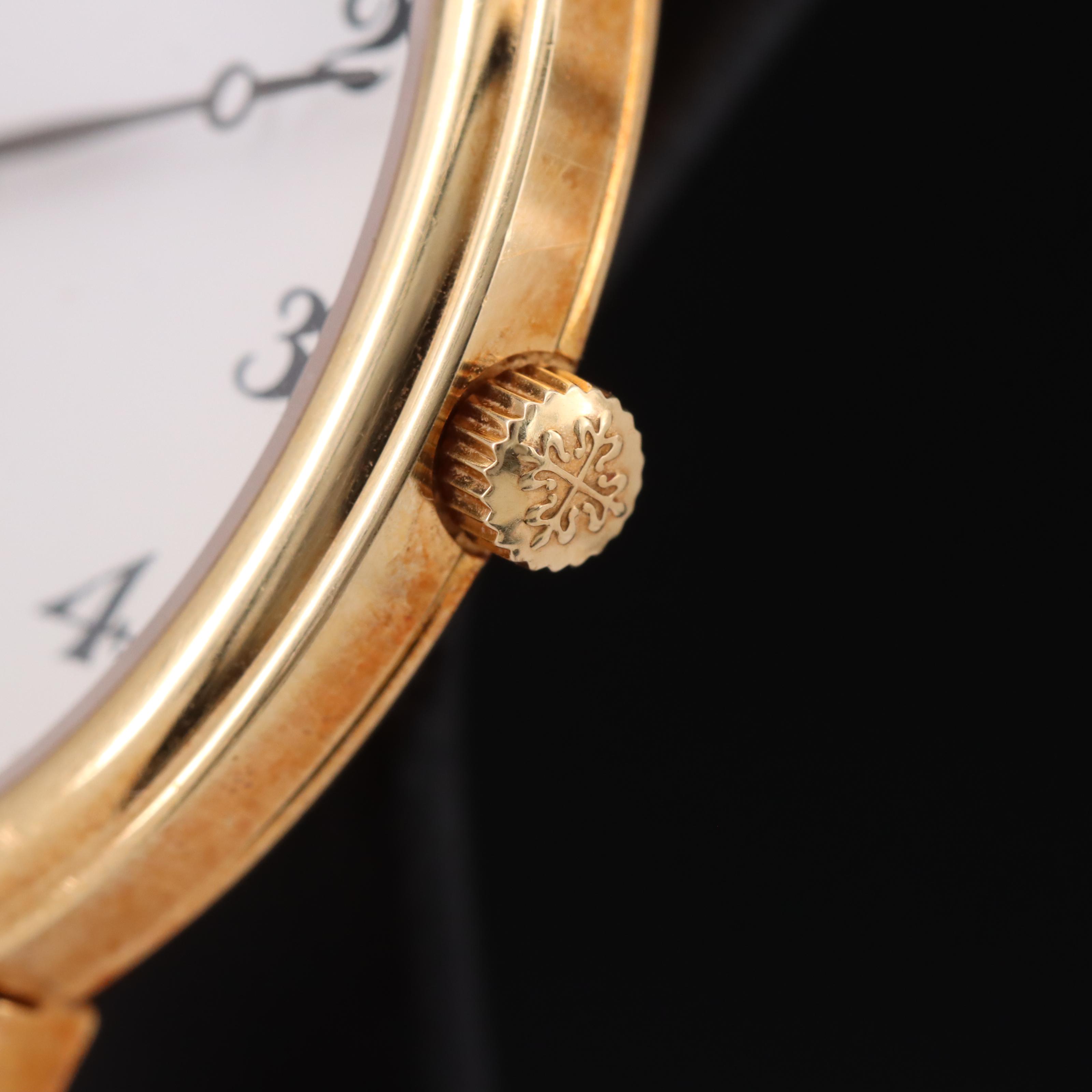 18K Patek Philippe Calatrava Officer Watch