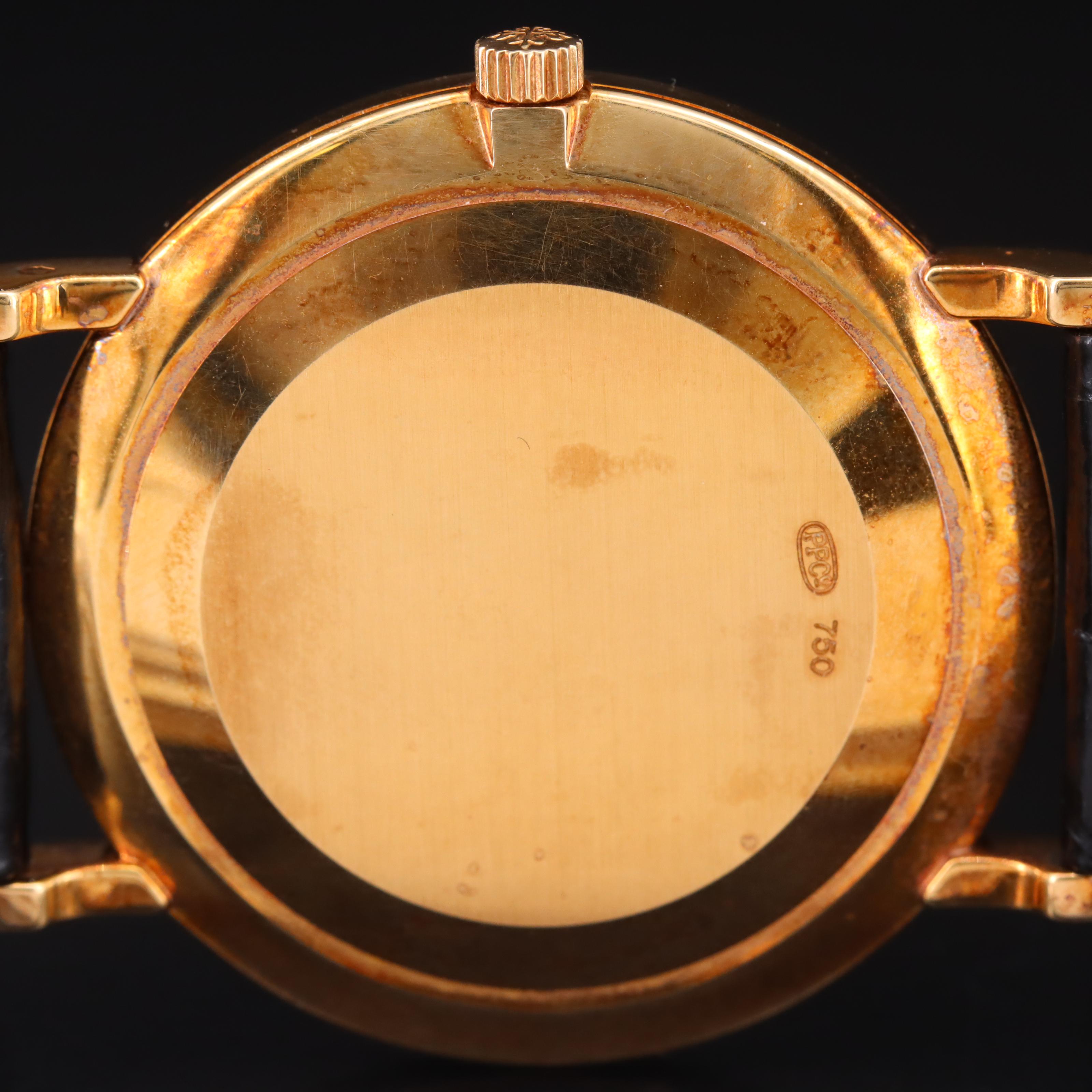 18K Patek Philippe Calatrava Officer Watch