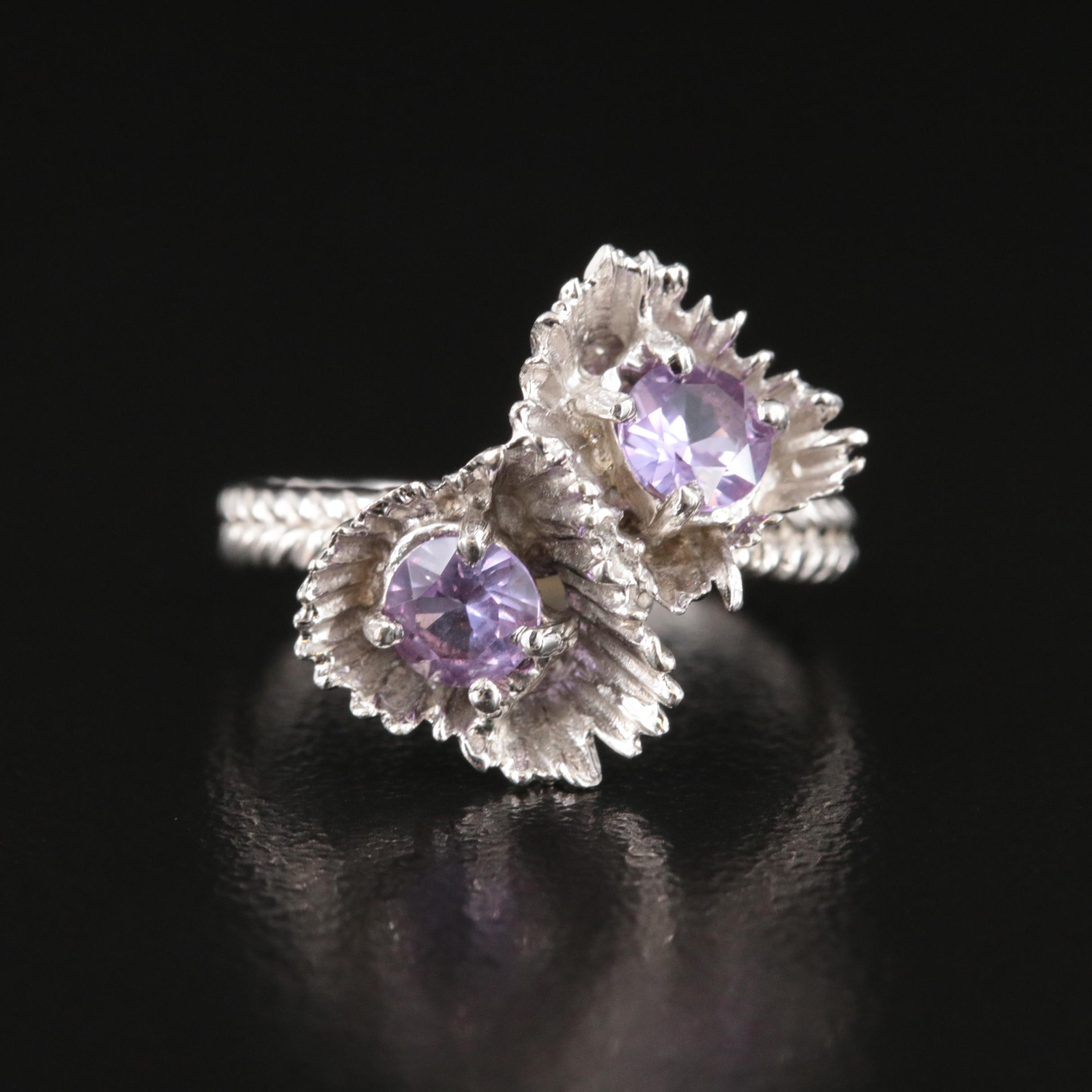 Vintage 14K Color Change Alexandrite Ring