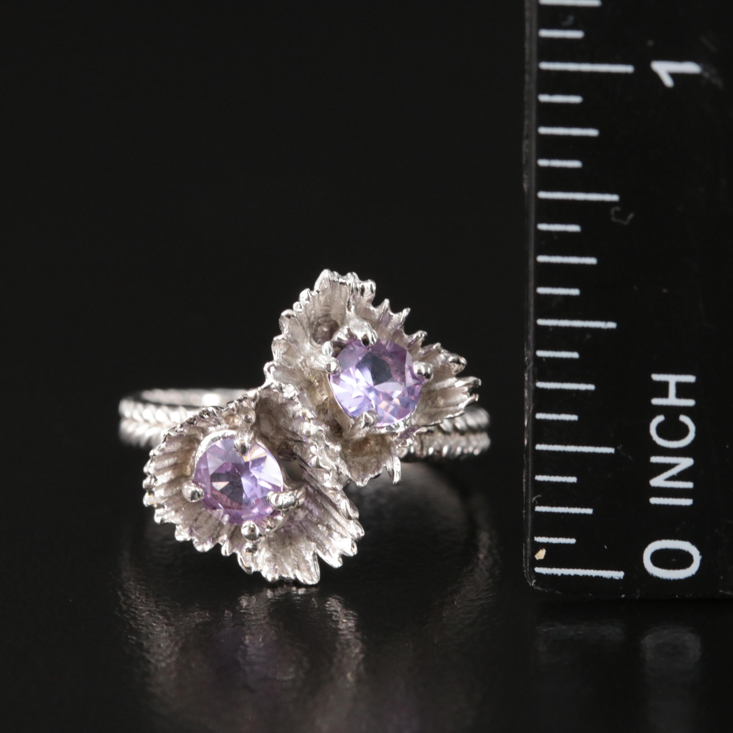 Vintage 14K Color Change Alexandrite Ring