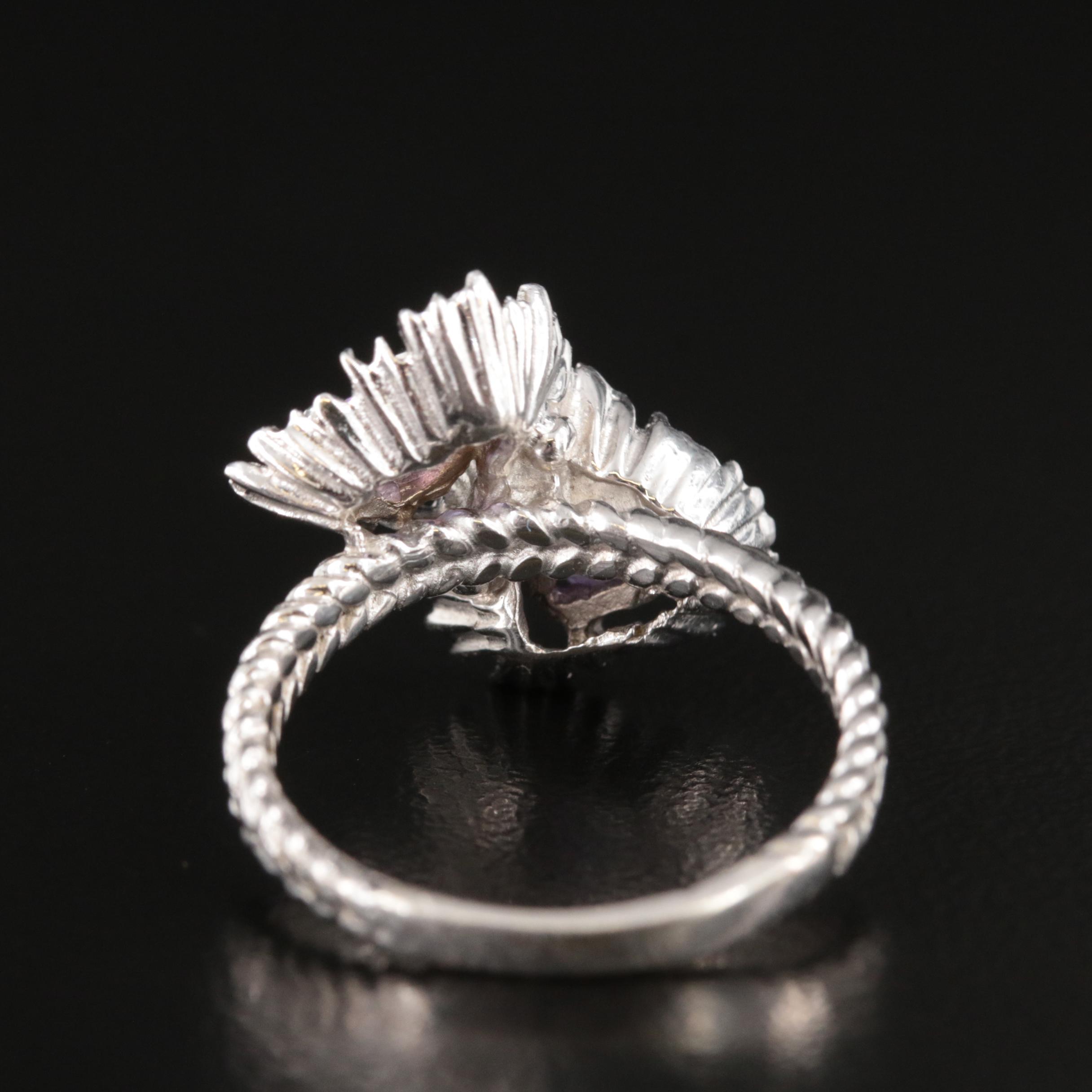 Vintage 14K Color Change Alexandrite Ring