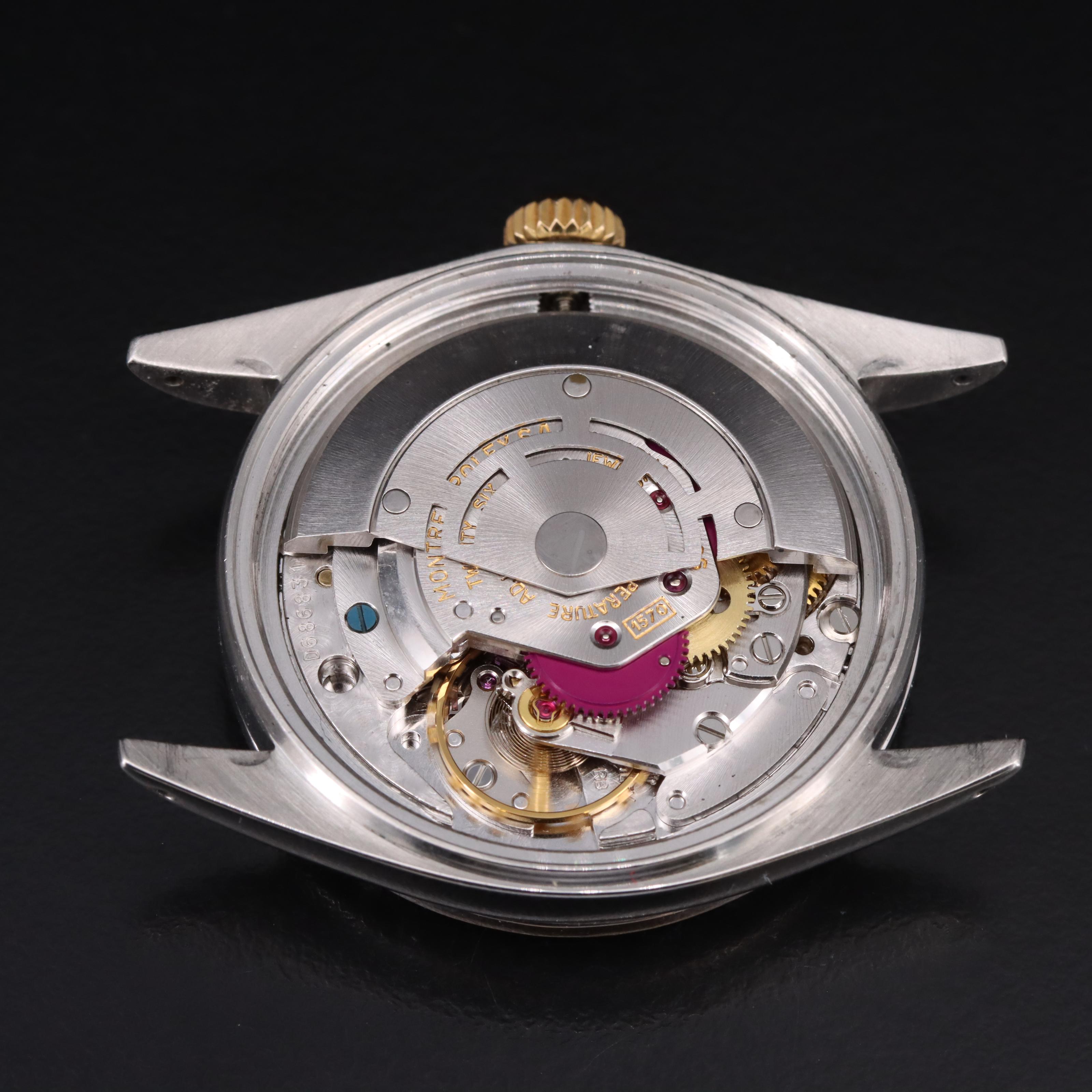 1973 Rolex Datejust Diamond and Moissanite Watch