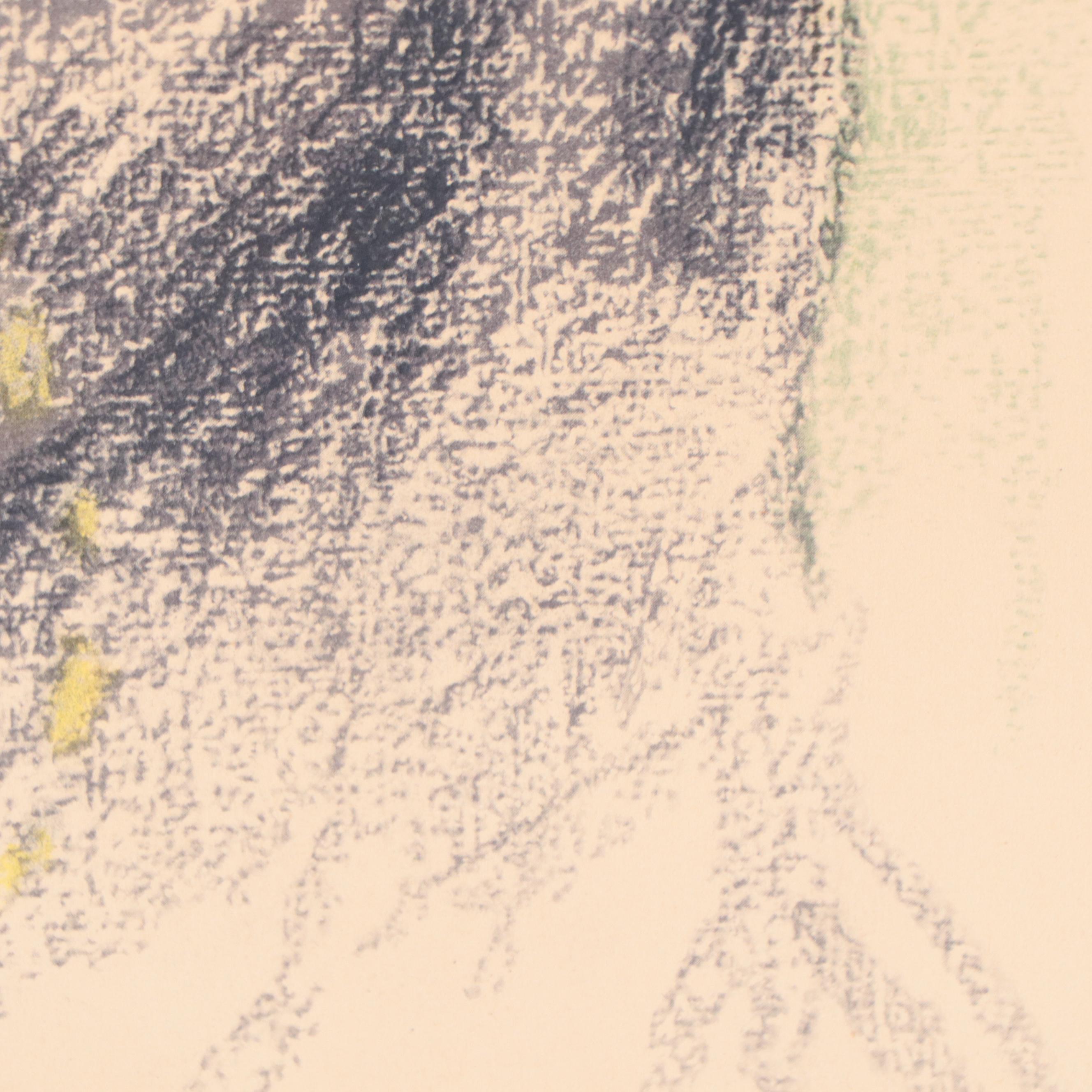 Halftone After Pierre-Auguste Renoir "Young Woman With A Veil"